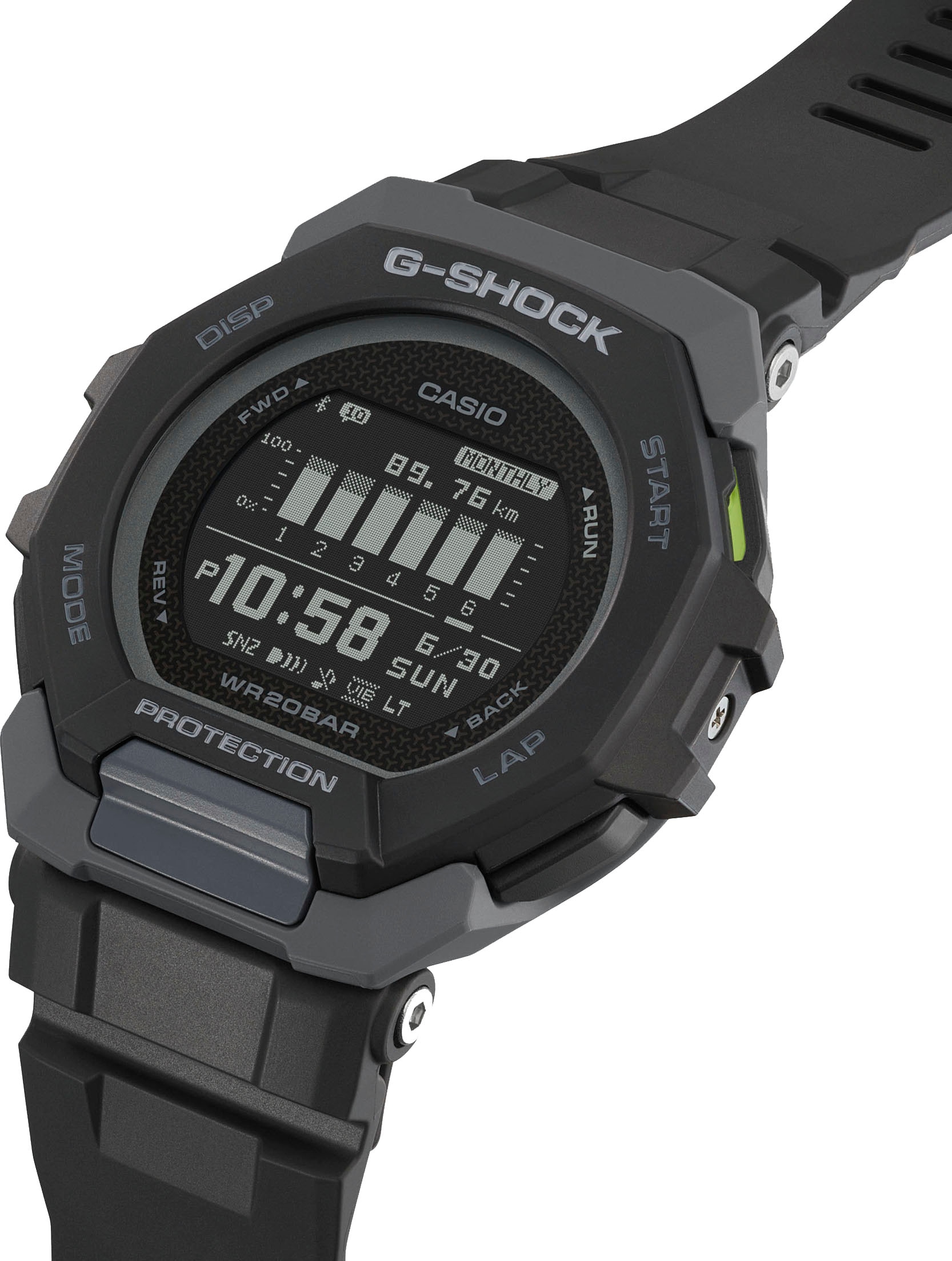 CASIO G-SHOCK Smartwatch, Armbanduhr, Herrenuhr, Bluetooth, bis 20 bar wasserdicht