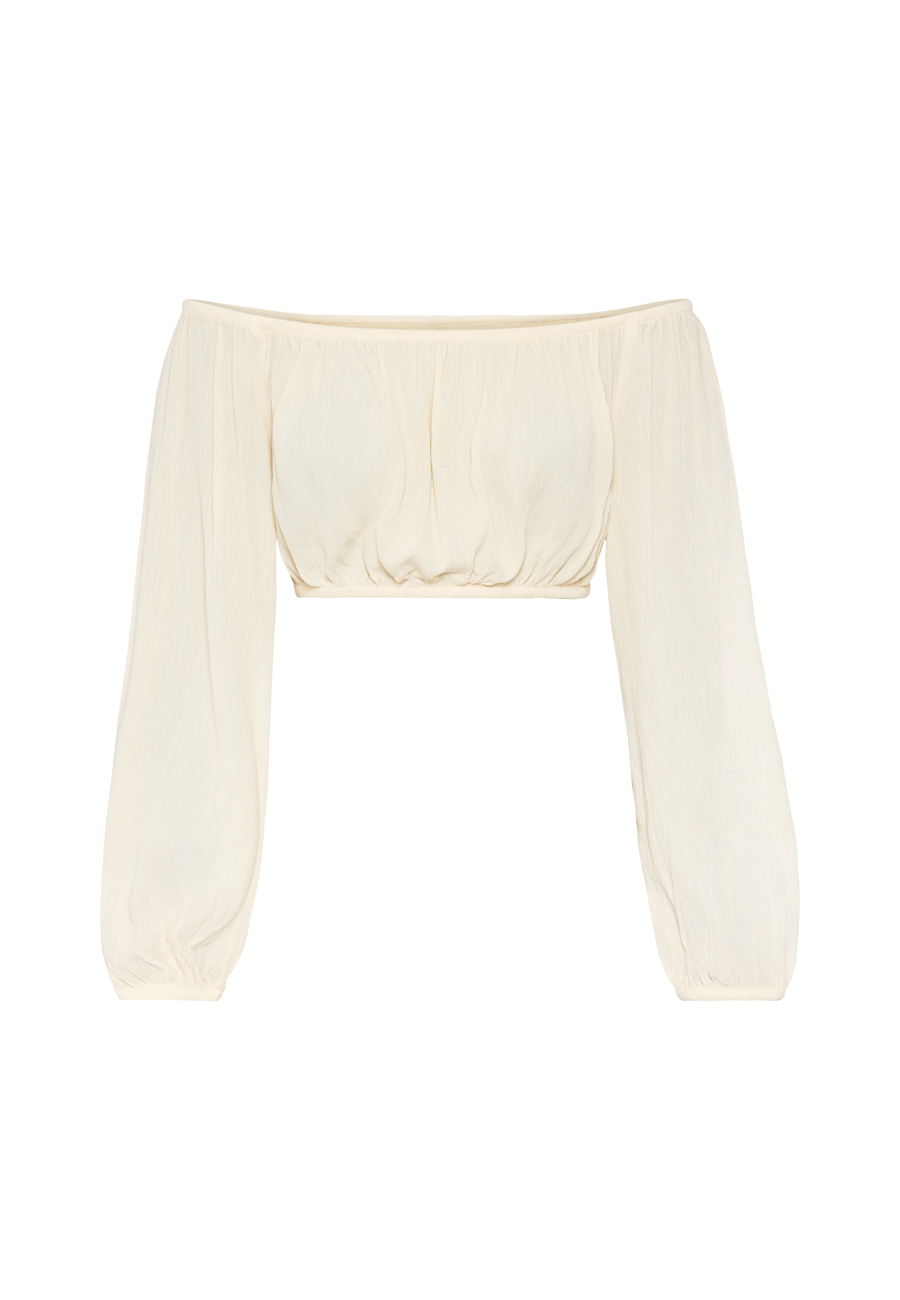 LSCN by LASCANA Carmenbluse, in verkürzter Länge