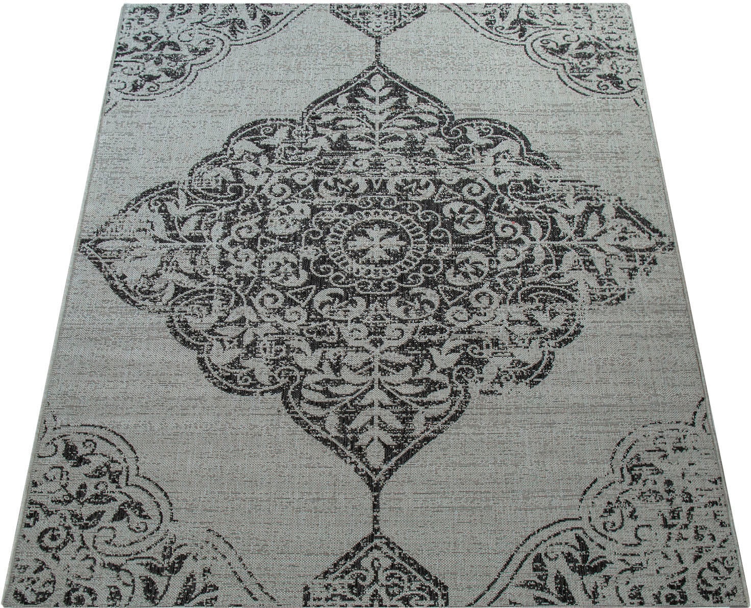 Paco Home Teppich »Coco Flachgewebe, 202«, In- Design, geeignet Outdoor Vintage rechteckig, online kaufen und