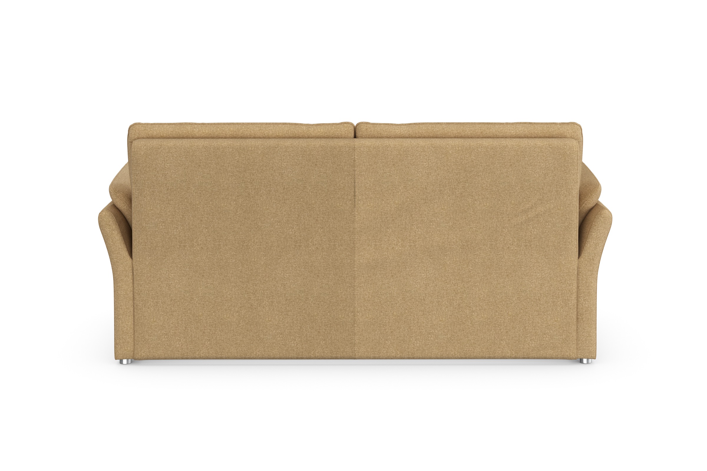 DOMO collection 2,5-Sitzer »Pina, schmale Armlehnen, mit Federkern, kompakt & elegant« Hoher Sitzkomfort, Feinstruktur, beige, Breite 199 cm