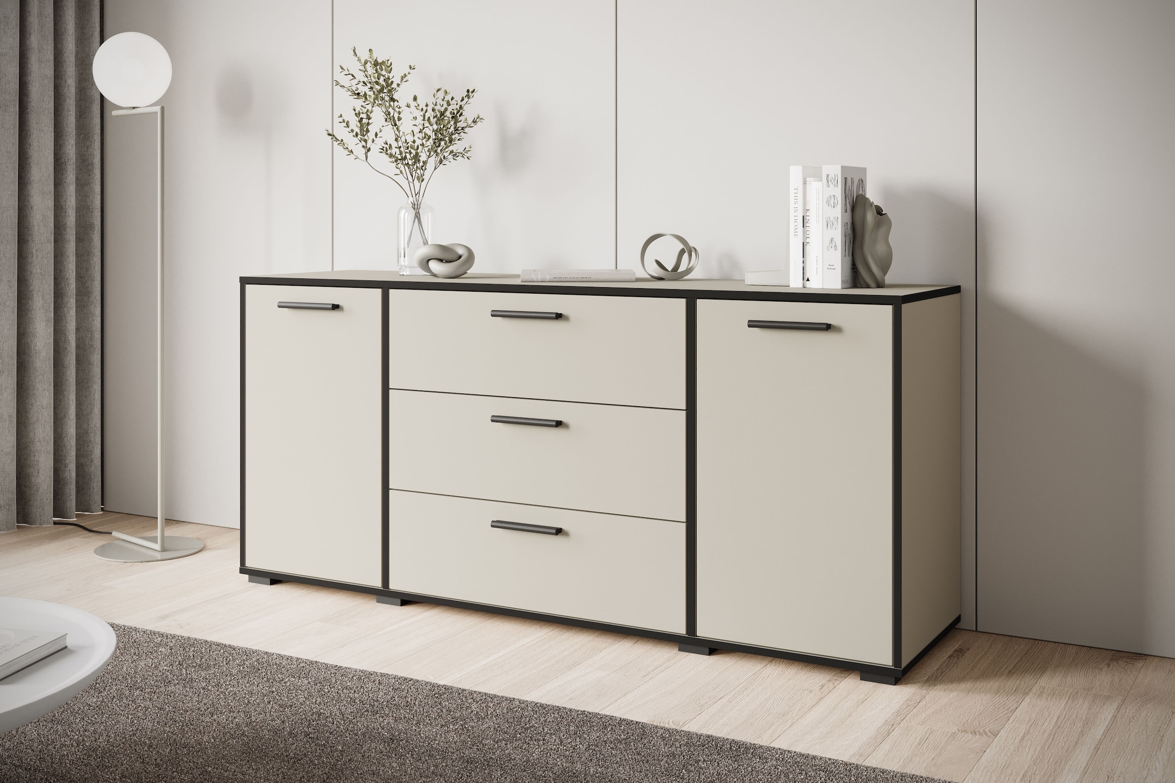 Home affaire Sideboard »BOGOTA« moderne Kommode, Schubladenschrank mit verstellbaren Einlegeböden