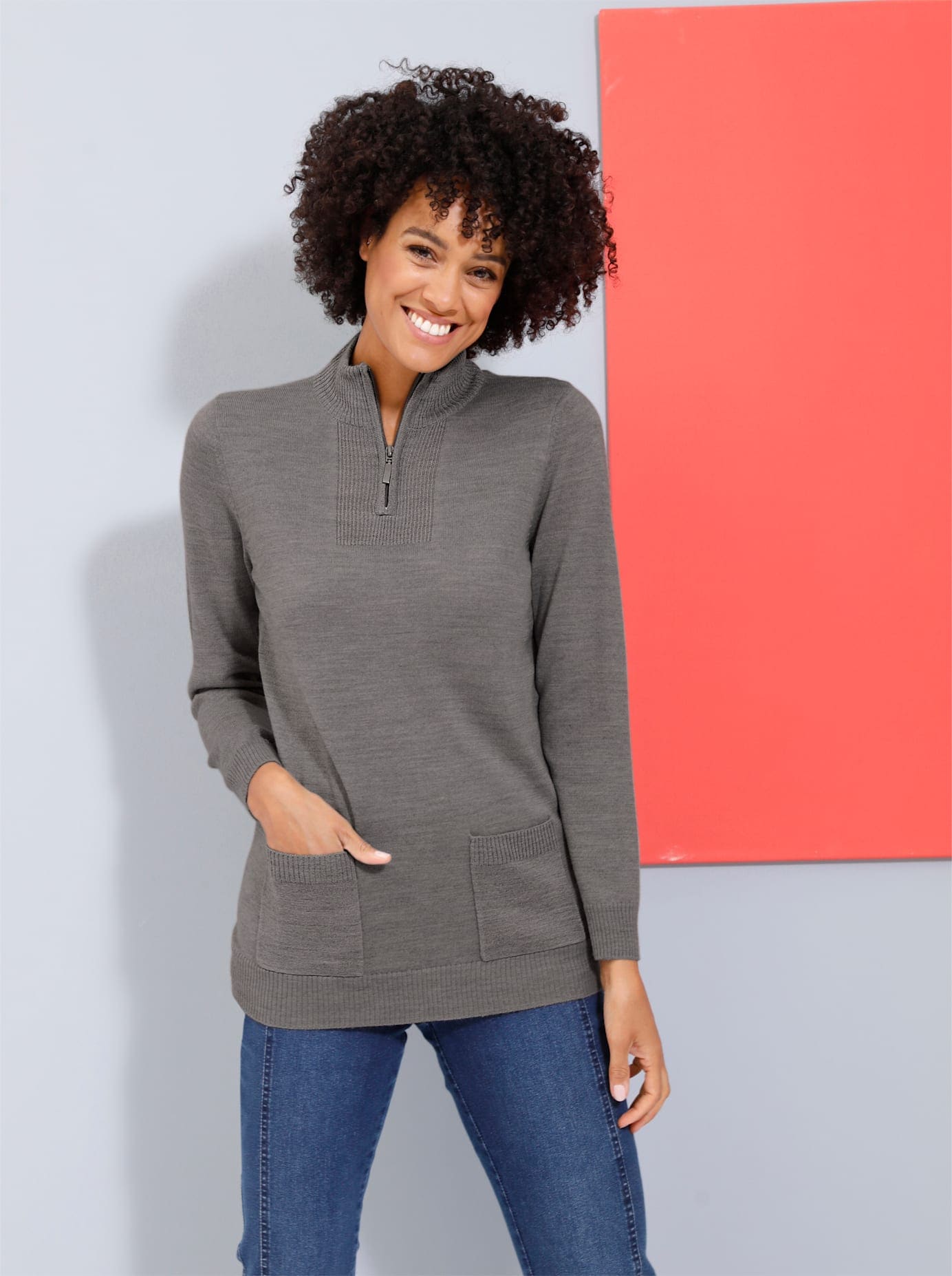 Classic Basics Stehkragenpullover »Pullover«