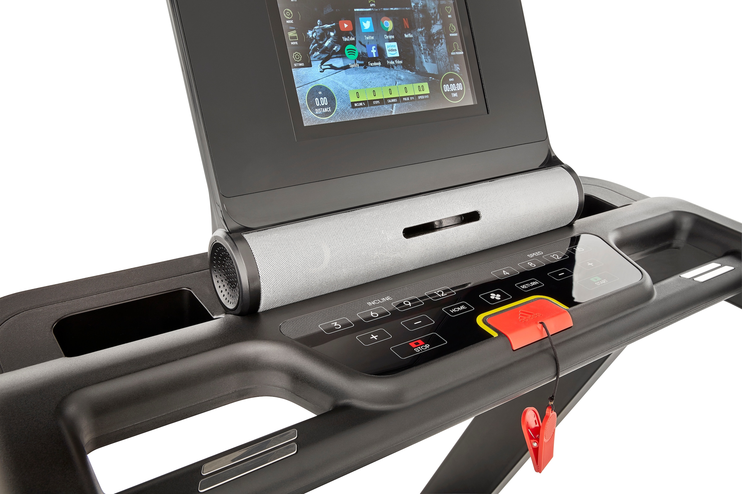 adidas Performance Laufband »T-19x«, (mit integriertem Ventilator und Tablet-Halterung), bis max. 20 km/h, klappbar
