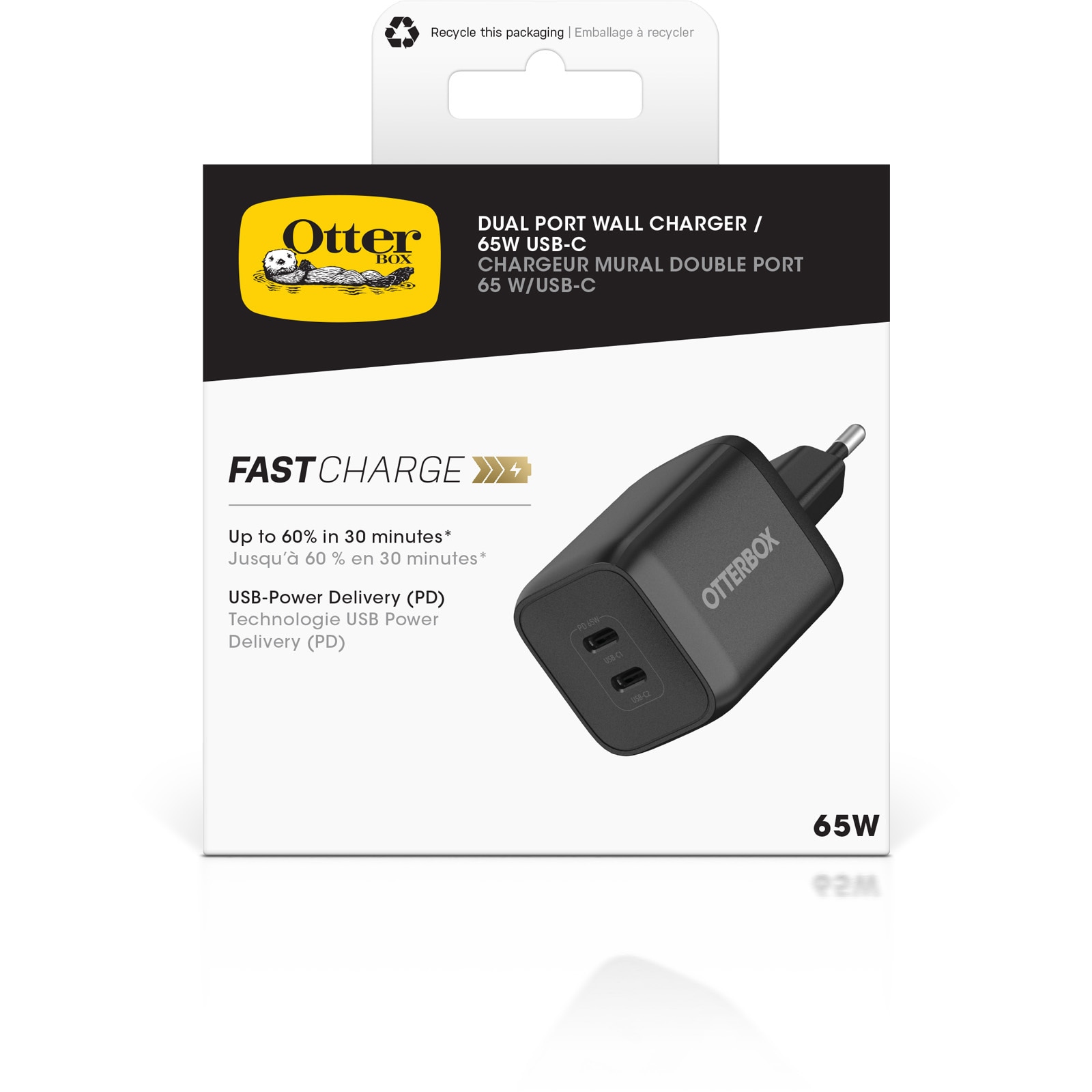 2-Port Auto/KFZ Ladegerät mit USB-C PD (Power Delivery), Mini