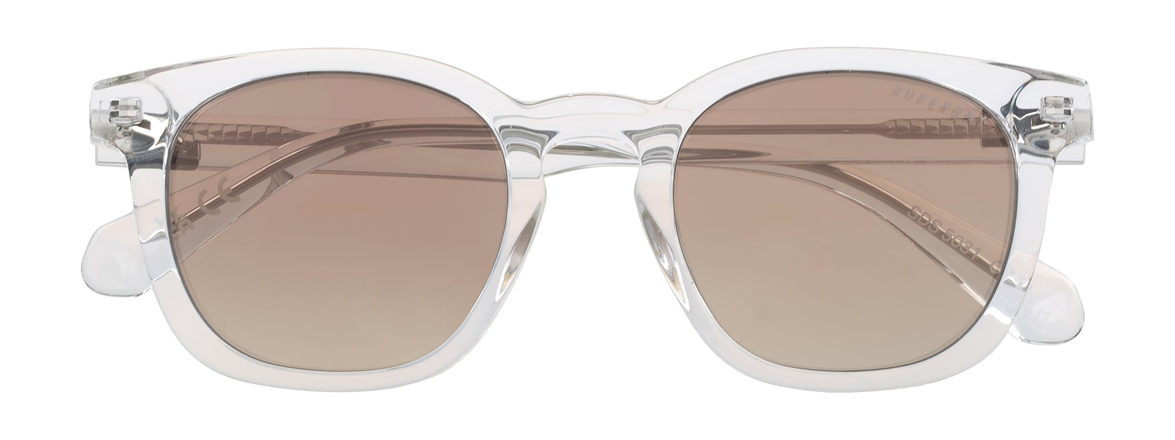 Superdry Sonnenbrille »Modell 996091« Form Rund, Logoschriftzug auf Bügel, Kunststofffassung