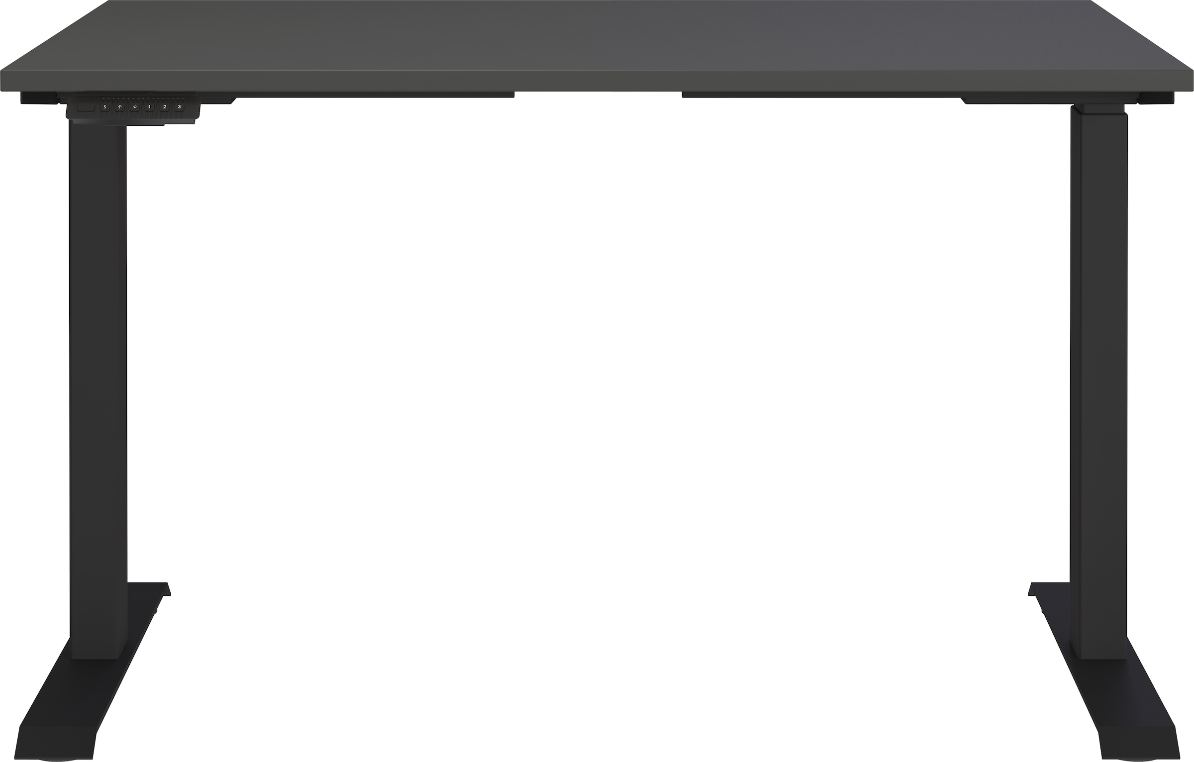 GERMANIA Schreibtisch "Mailand, elektrisch höhenverstellbar" in Breitenvariante 120-180 cm, Made in Germany