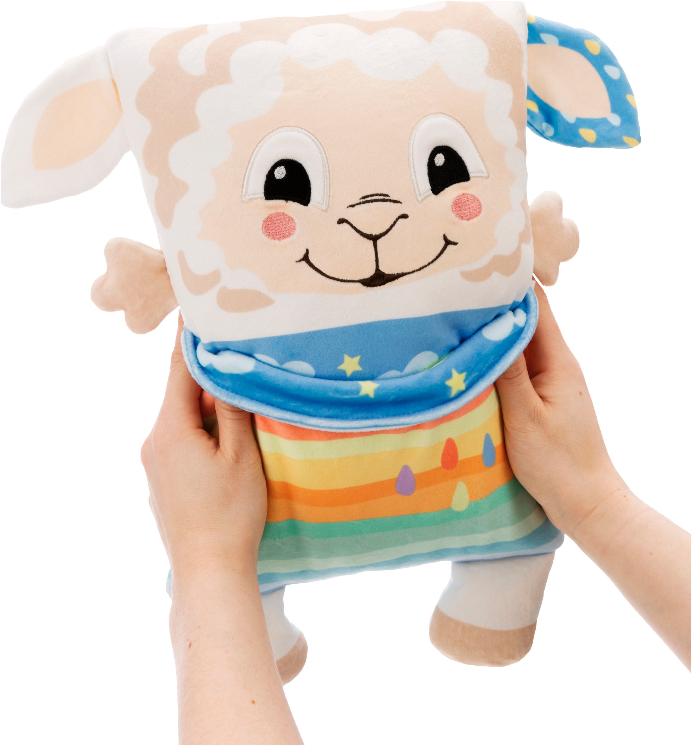 Nici Kuscheltier »Cosidoos, Schaf mit Wendefunktion 30x20 cm« enthält recyceltes Material (Global Recycled Standard)