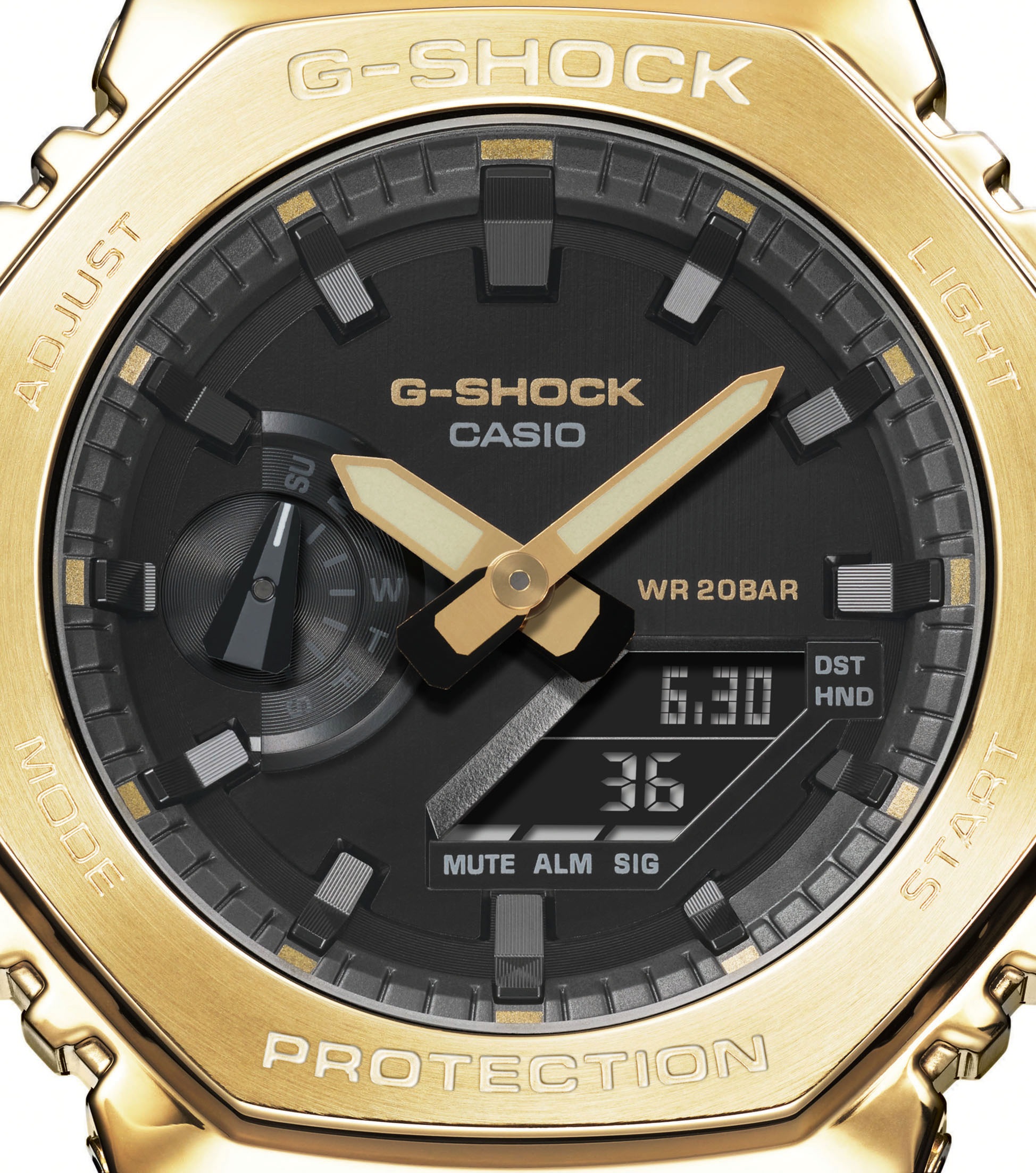 CASIO G-SHOCK Chronograph, Quarzuhr,Armbanduhr,Herrenuhr,digital, bis 20 bar wasserd.Resinarmband