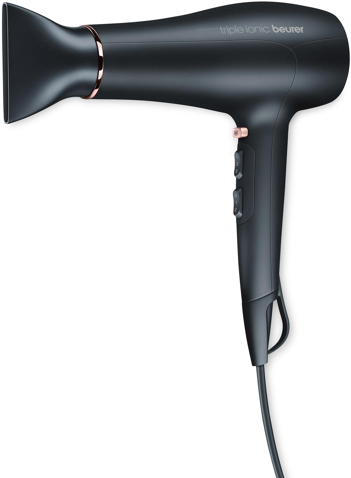 BEURER Haartrockner »HC 50«, 2200 W, 2 Aufsätze