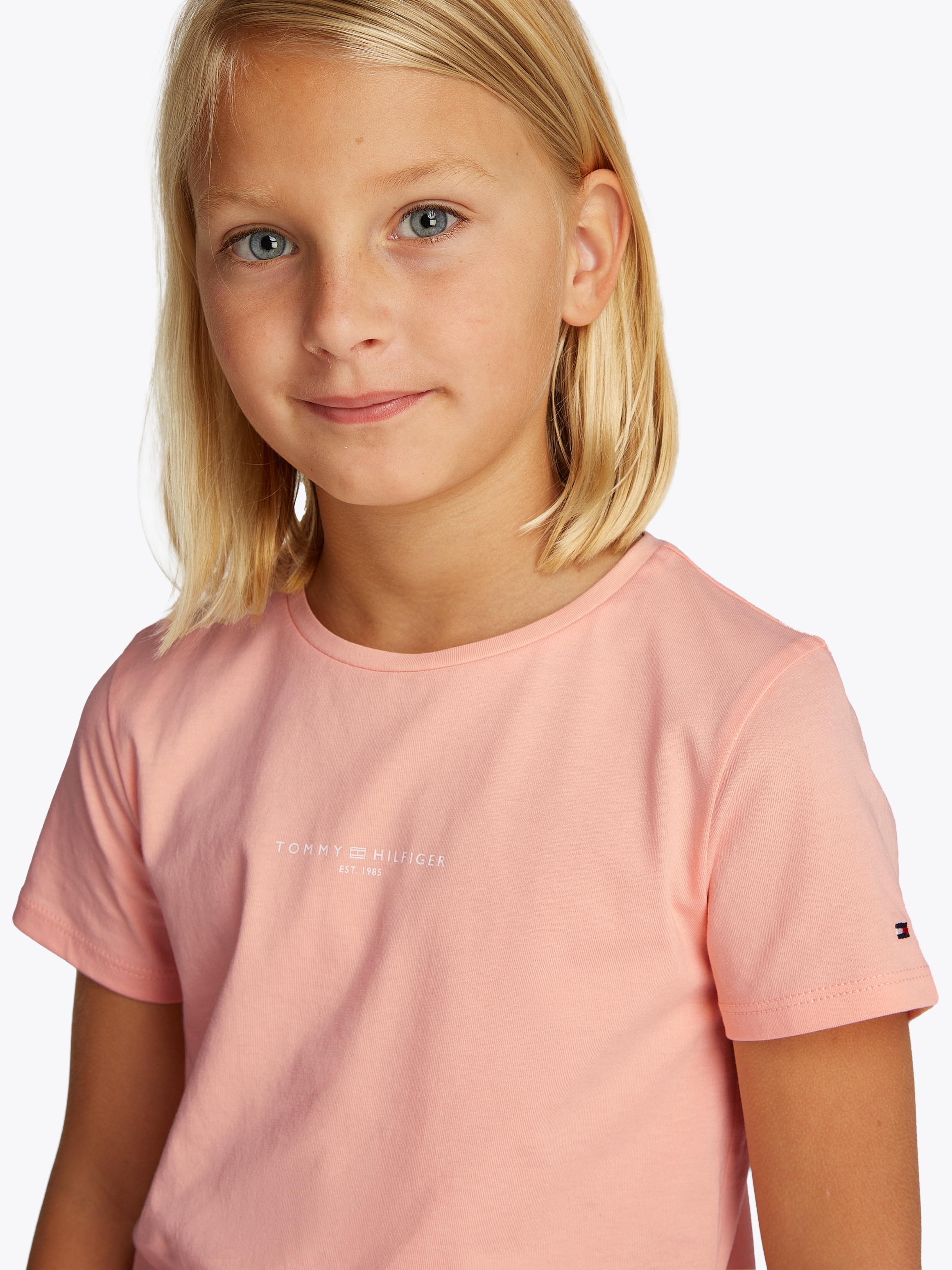 Tommy Hilfiger T-Shirt & Shorts »MINI CORP SET TEE + SHORT« 2 Stk. mit Logodruck