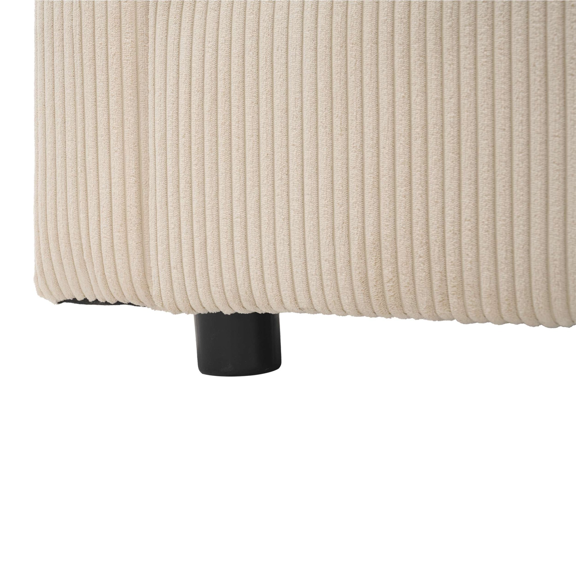 Dorel Home Polsterhocker »STILHUS Sitzhocker passend zur Serie, Breite 65 cm, Cord-Bezug« als Modul oder separat verwendbar - individuell kombinierbar