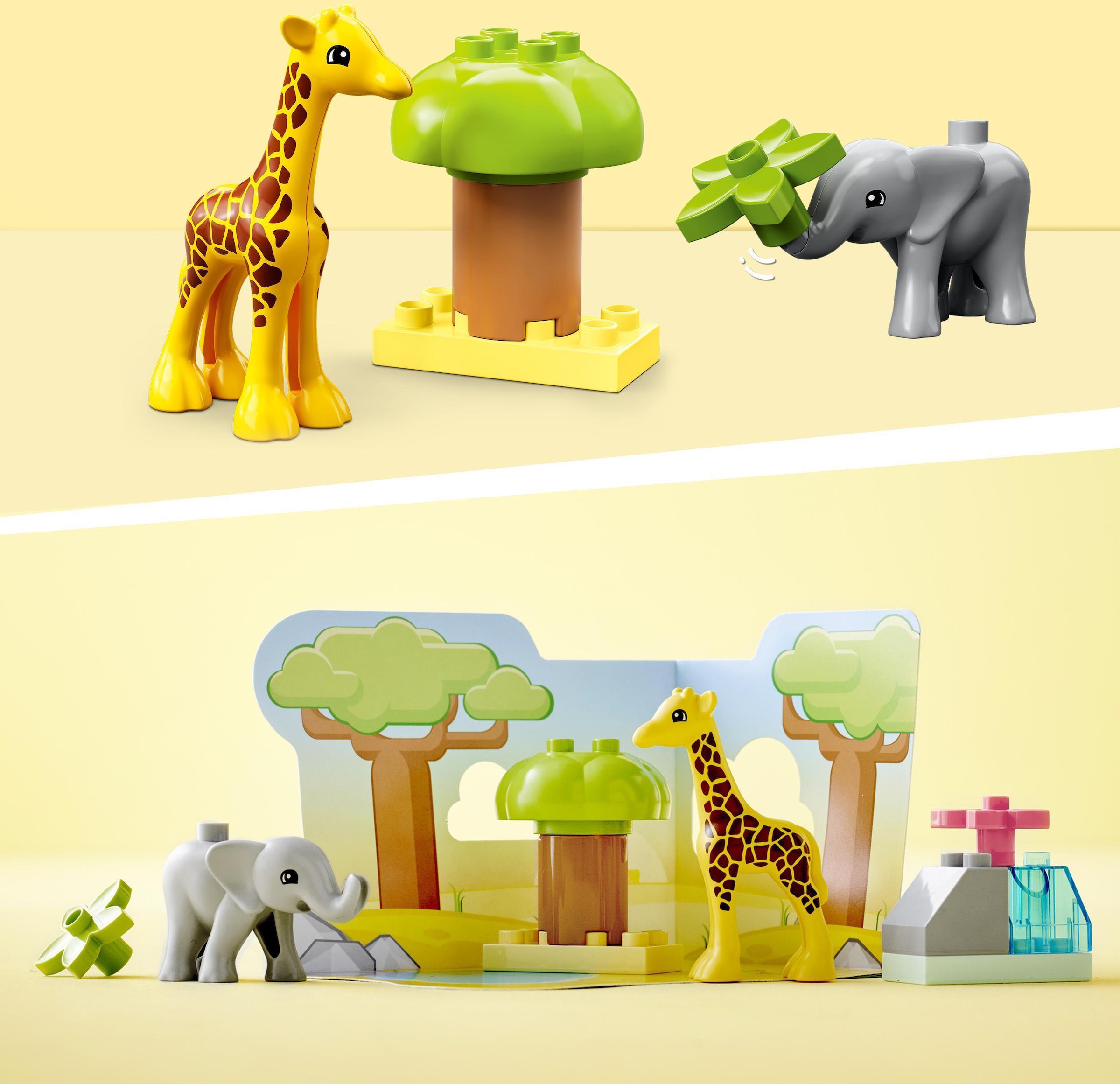 LEGO® Konstruktionsspielsteine »Wilde Tiere Afrikas (10971), LEGO® DUPLO«, (10 St.)