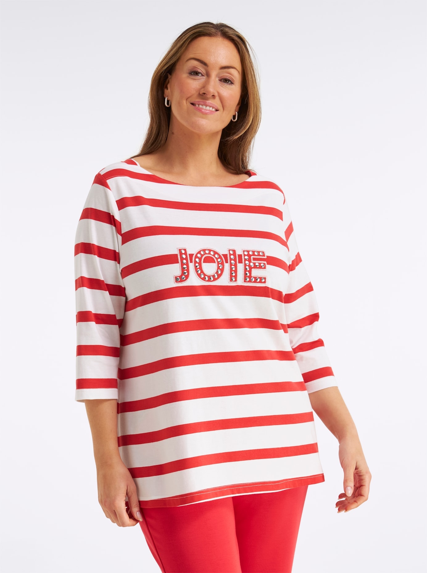 Sheego 3/4-Arm-Shirt »U-Boot-Shirt« 1