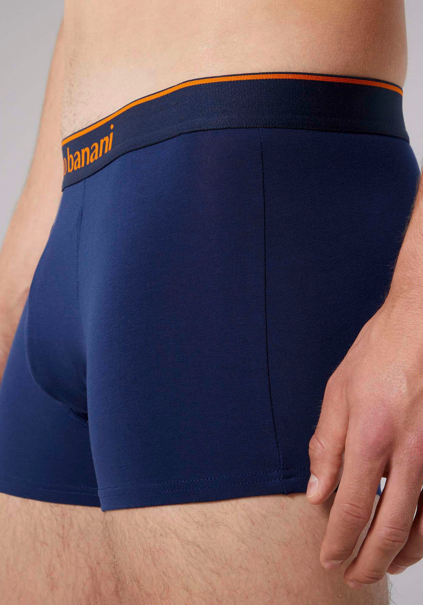 Bruno Banani Boxershorts »Short 2Pack Quick Access«, (Packung, 2er-Pack), Kontrastfarbene Details