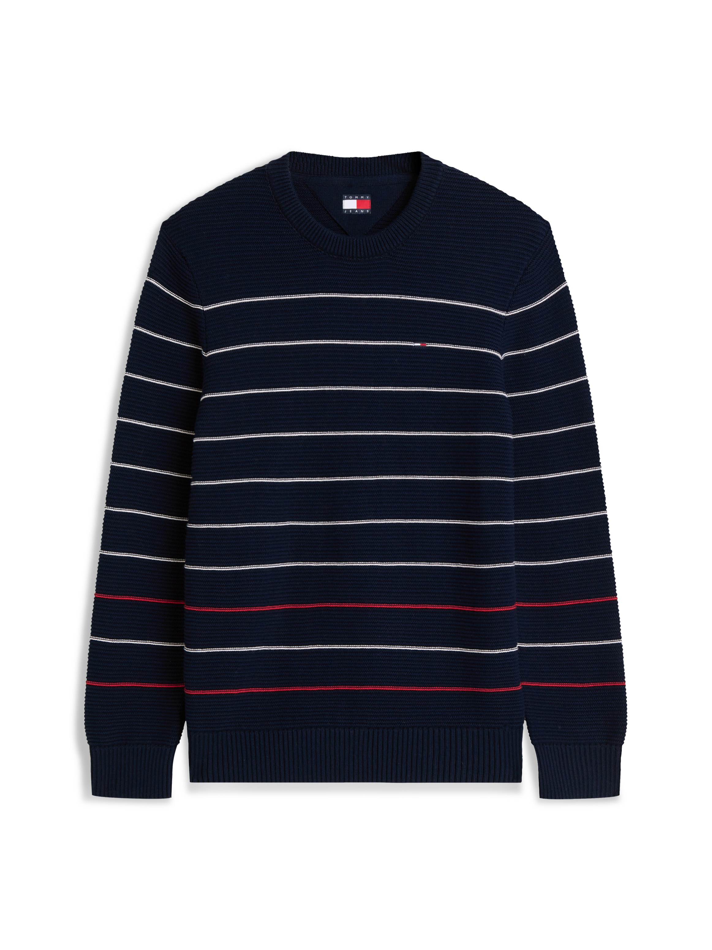 Tommy Jeans Strickpullover »TJM SLIM STRIPE SWEATER«