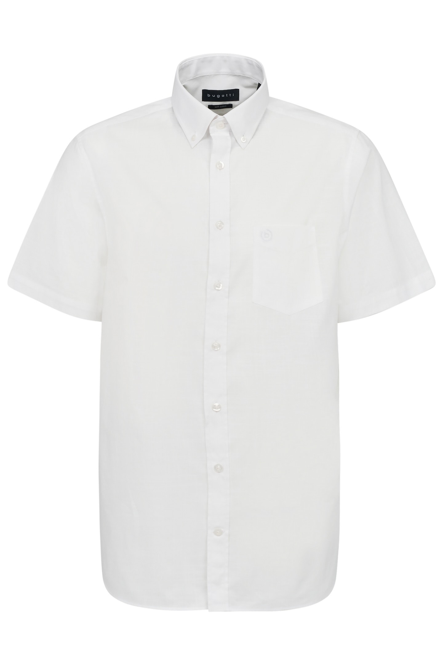 bugatti Kurzarmhemd mit Button-Down-Kragen