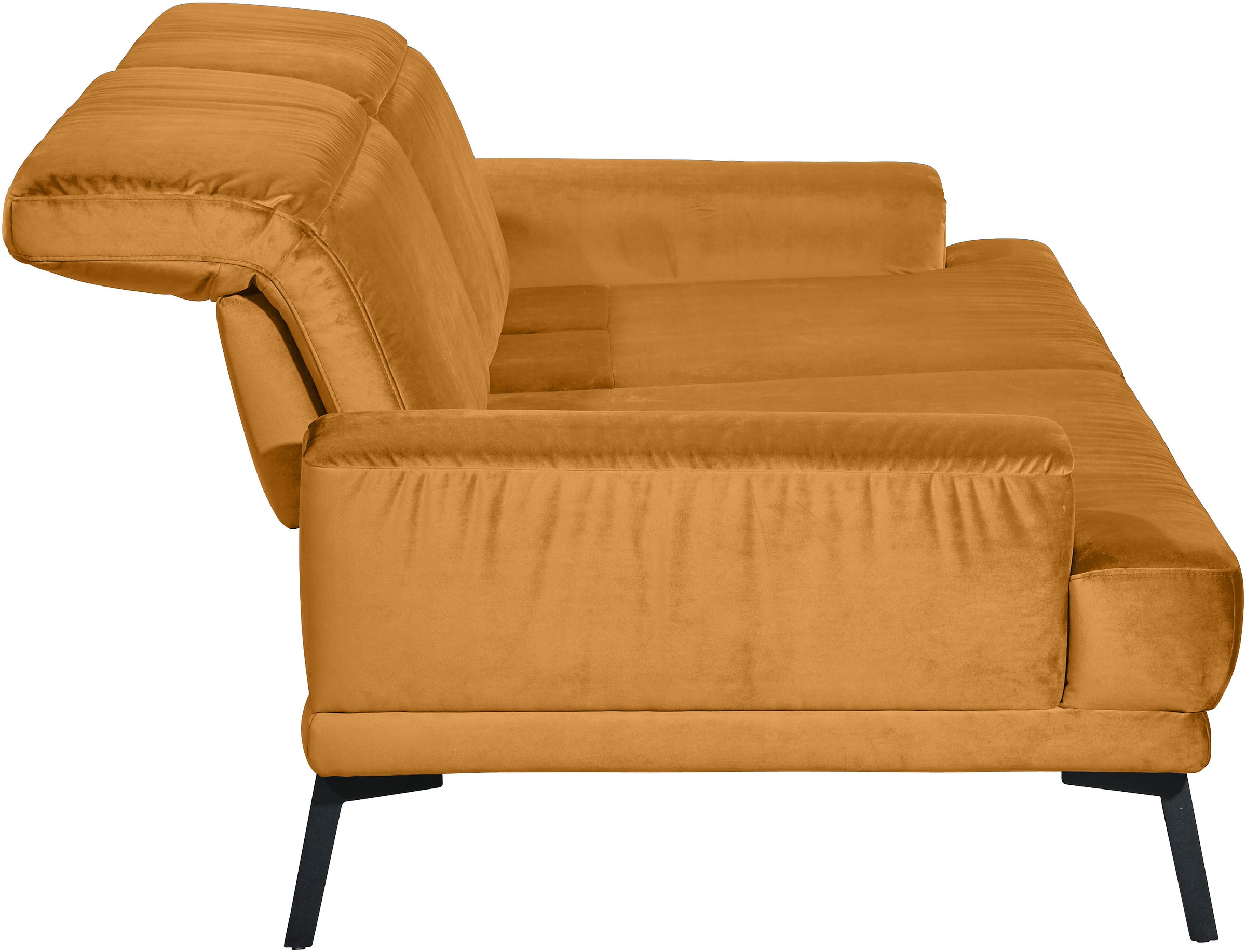 Musterring 2-Sitzer »MR 4580«, inkl. Kopf- und Sitztiefenverstellung, Fuß schwarz, B198 x T103 cm