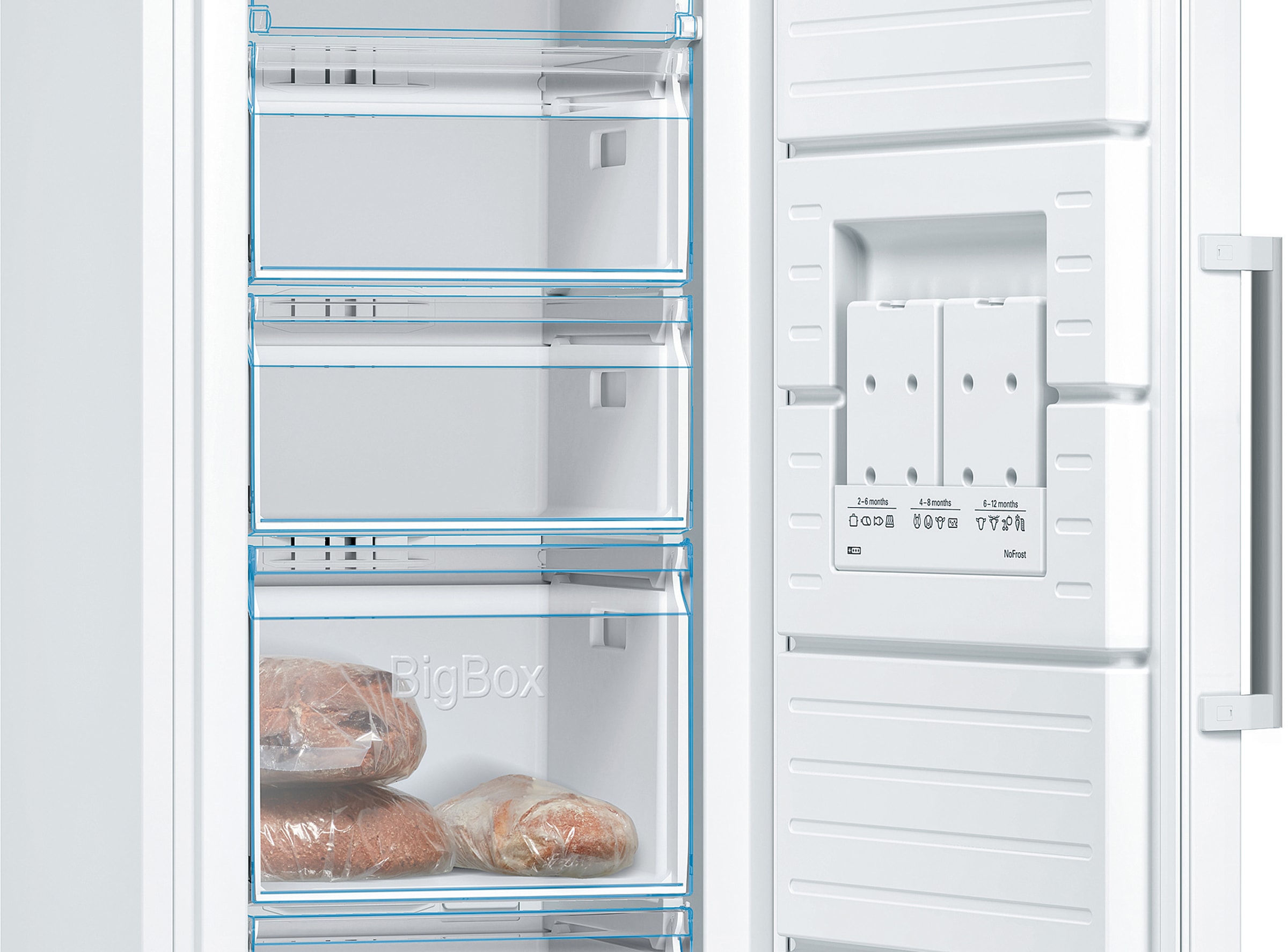 BOSCH Gefrierschrank Serie 4 »GSN36CWEV«, 186 cm hoch, 60 cm breit