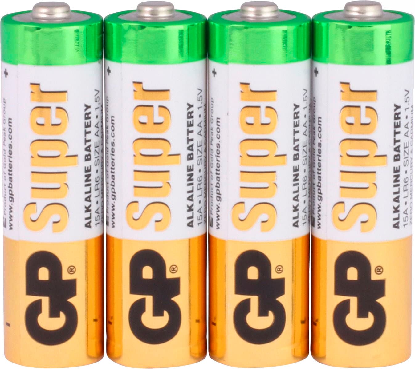 GP Batteries Batterie »4er Pack Super Alkaline AA«, LR06, 1,5 V, (Set, 4 St.) kaufen