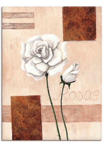 Leinwandbild »Rosae - Rosen«, Blumenbilder, (1 St.)