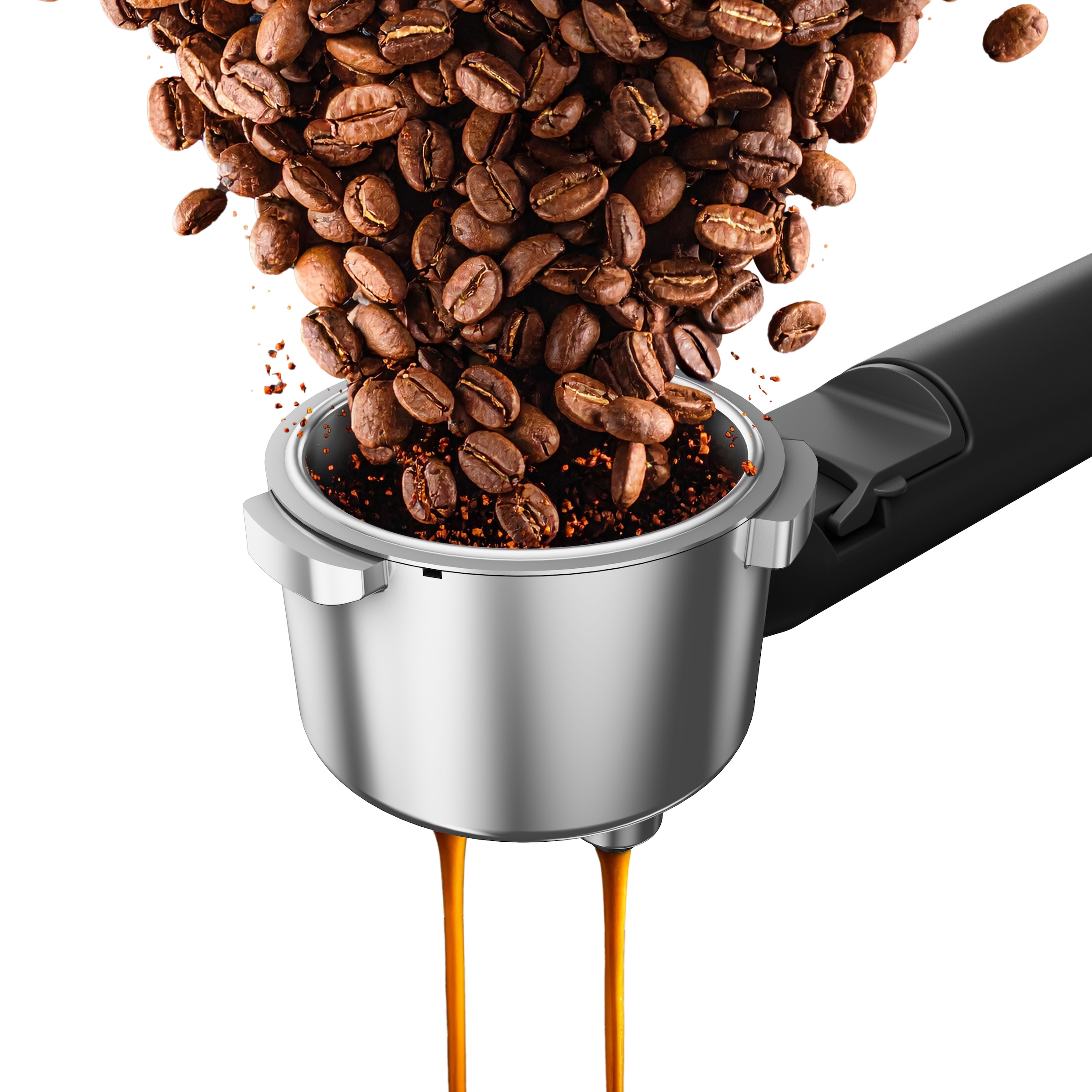Grundig Siebträgermaschine »KSM 7530« Kaffeevollautomat mit 15 Bar, Touch & GrindPro™ Mahlwerk