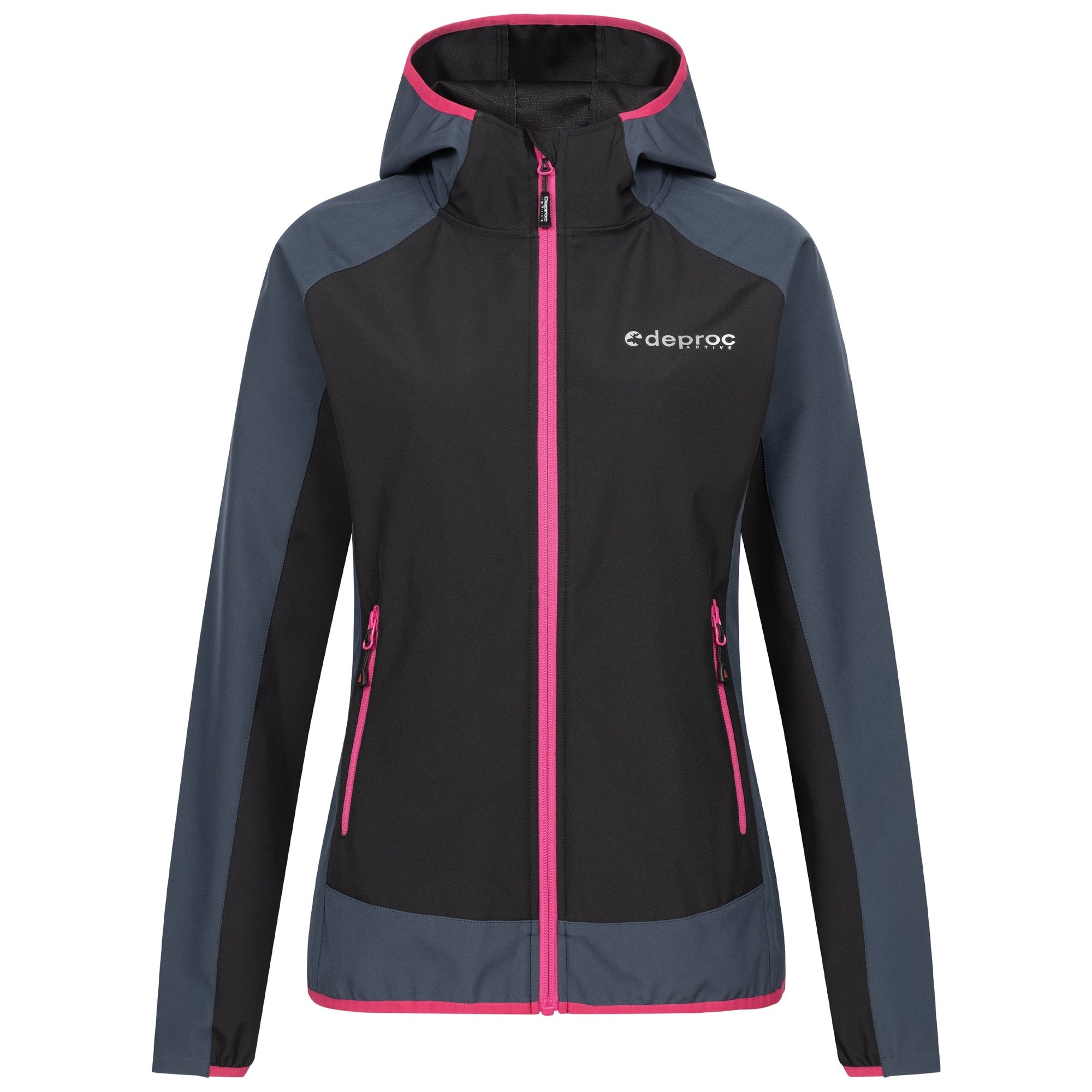 DEPROC Active Softshelljacke »XLight CAVELL Women« mit Kapuze auch in Großen Größen erhältlich