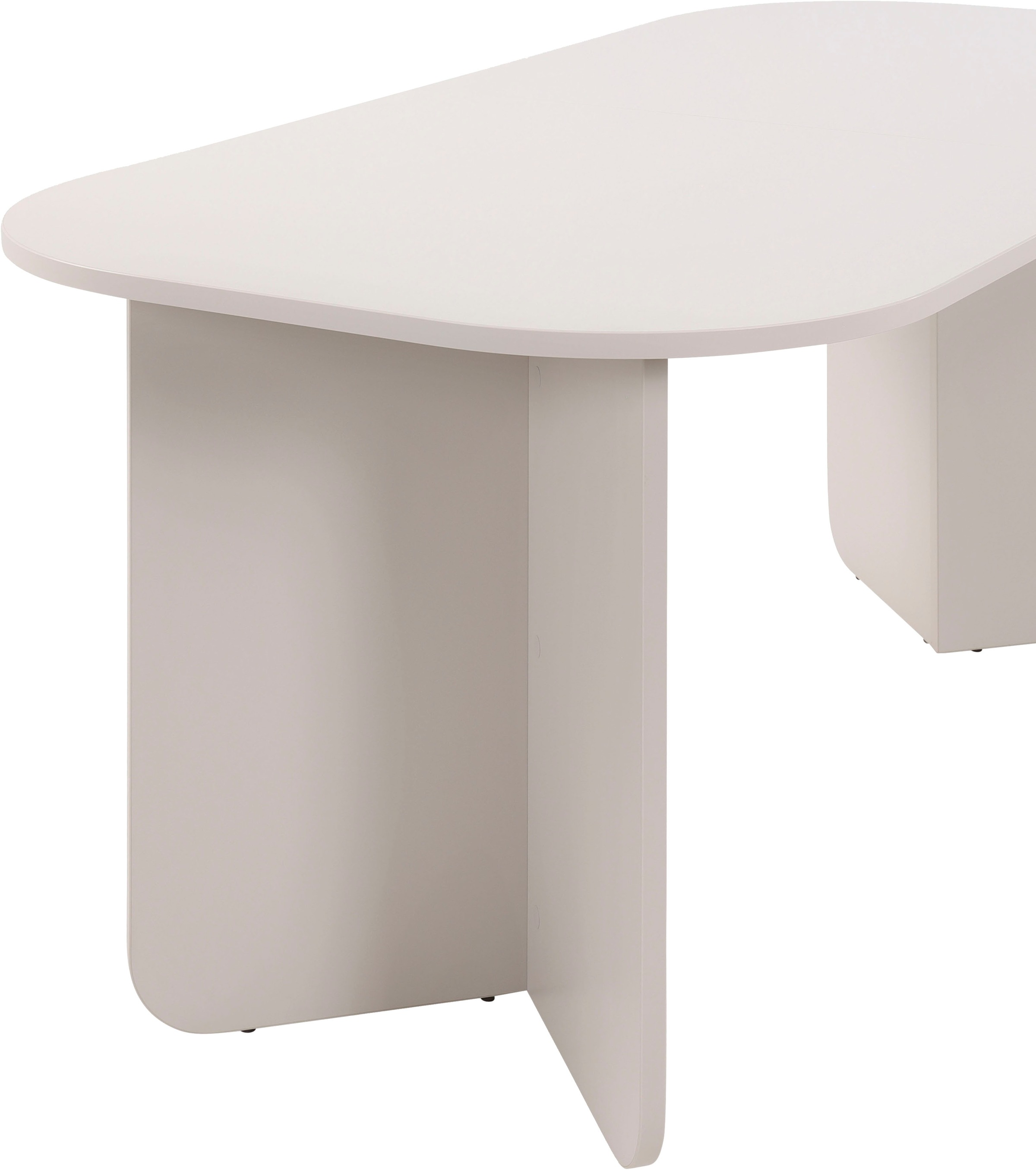 TOM TAILOR HOME Esstisch »ROUNDES TABLE«, mit gerundeten Ecken. Fest 180 cm oder ausziehbar auf 260 cm