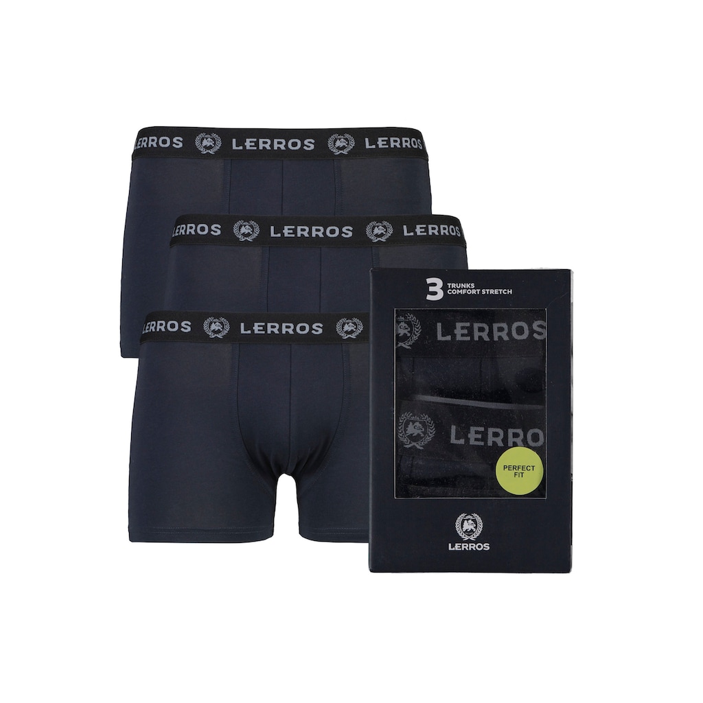 LERROS Boxershorts, (Packung, 3er-Pack)