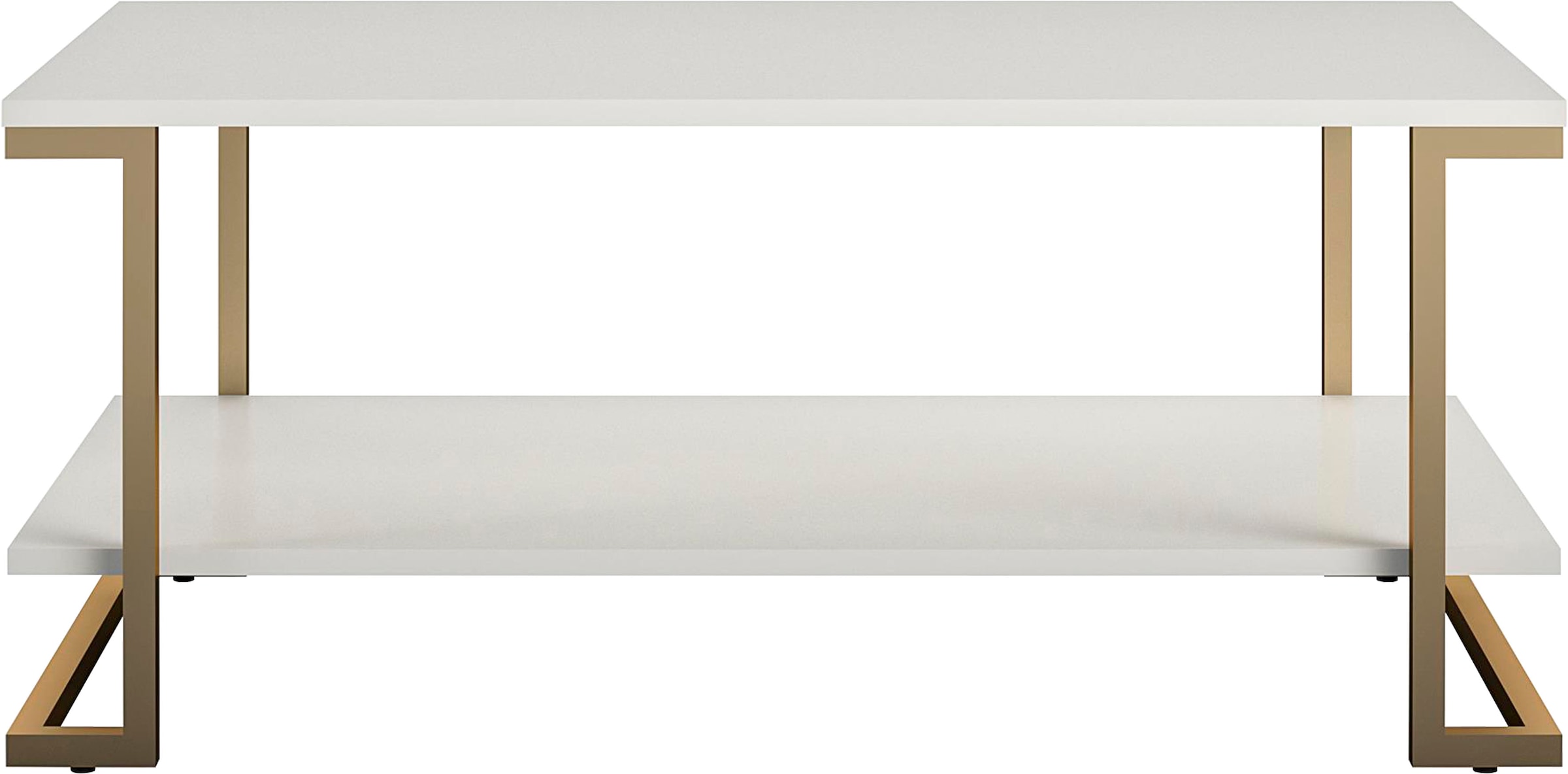 CosmoLiving by Cosmopolitan Couchtisch »Camila«, (1 St.), mit 1  Einlegeboden, pflegeleichtes MDF, Gestell aus Metall, Höhe 45 cm auf  Rechnung bestellen | Couchtische
