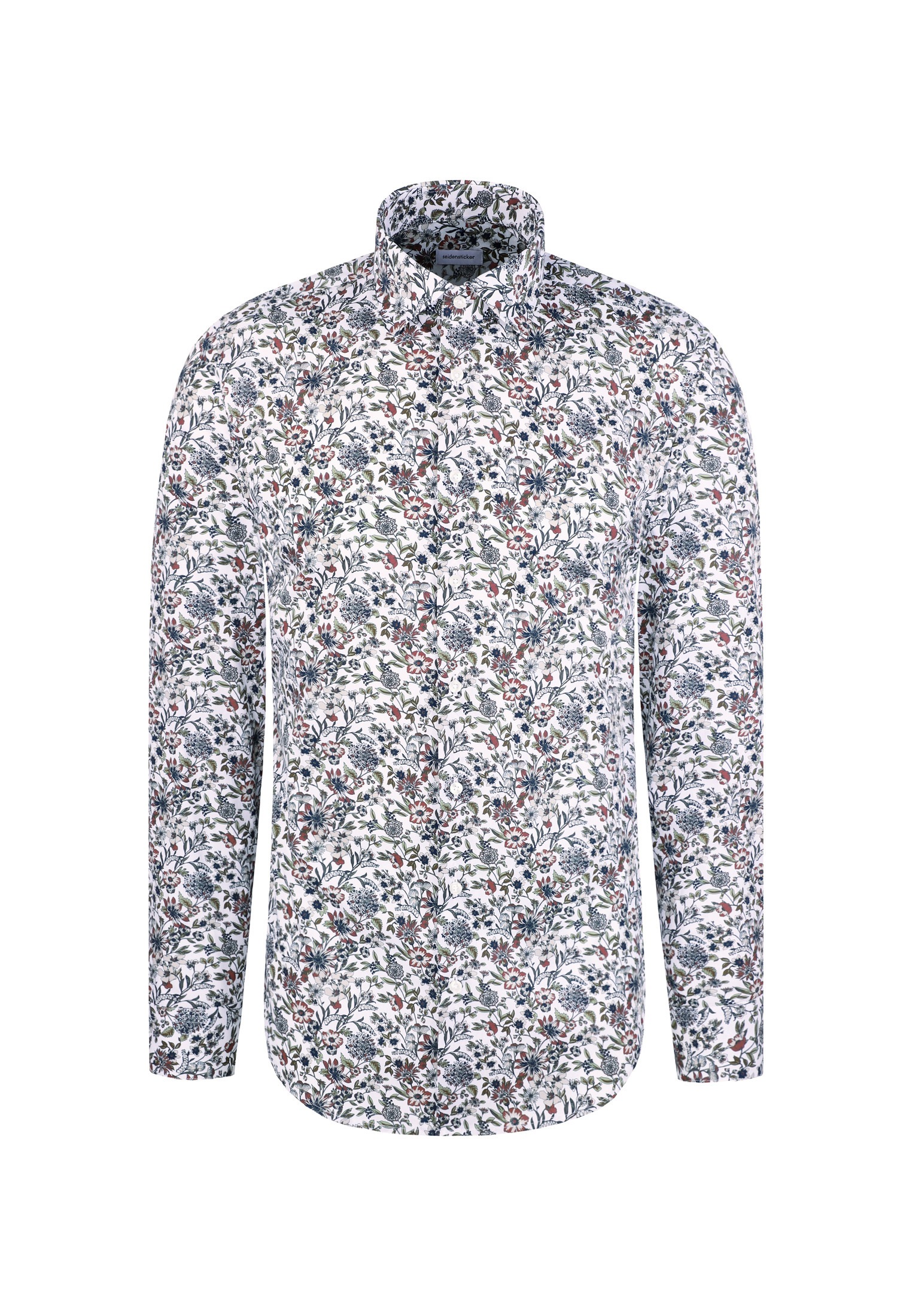 seidensticker Businesshemd »Schwarze Rose« Slim 1/1 Kentkragen Druck