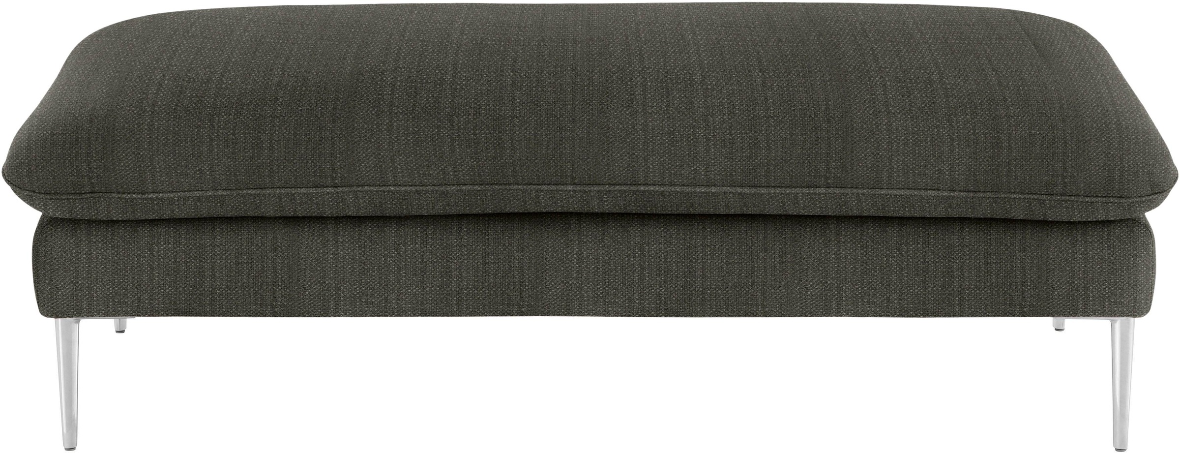 W.SCHILLIG Hocker »enjoy&MORE« Füße Chrom glänzend, Breite 151 cm