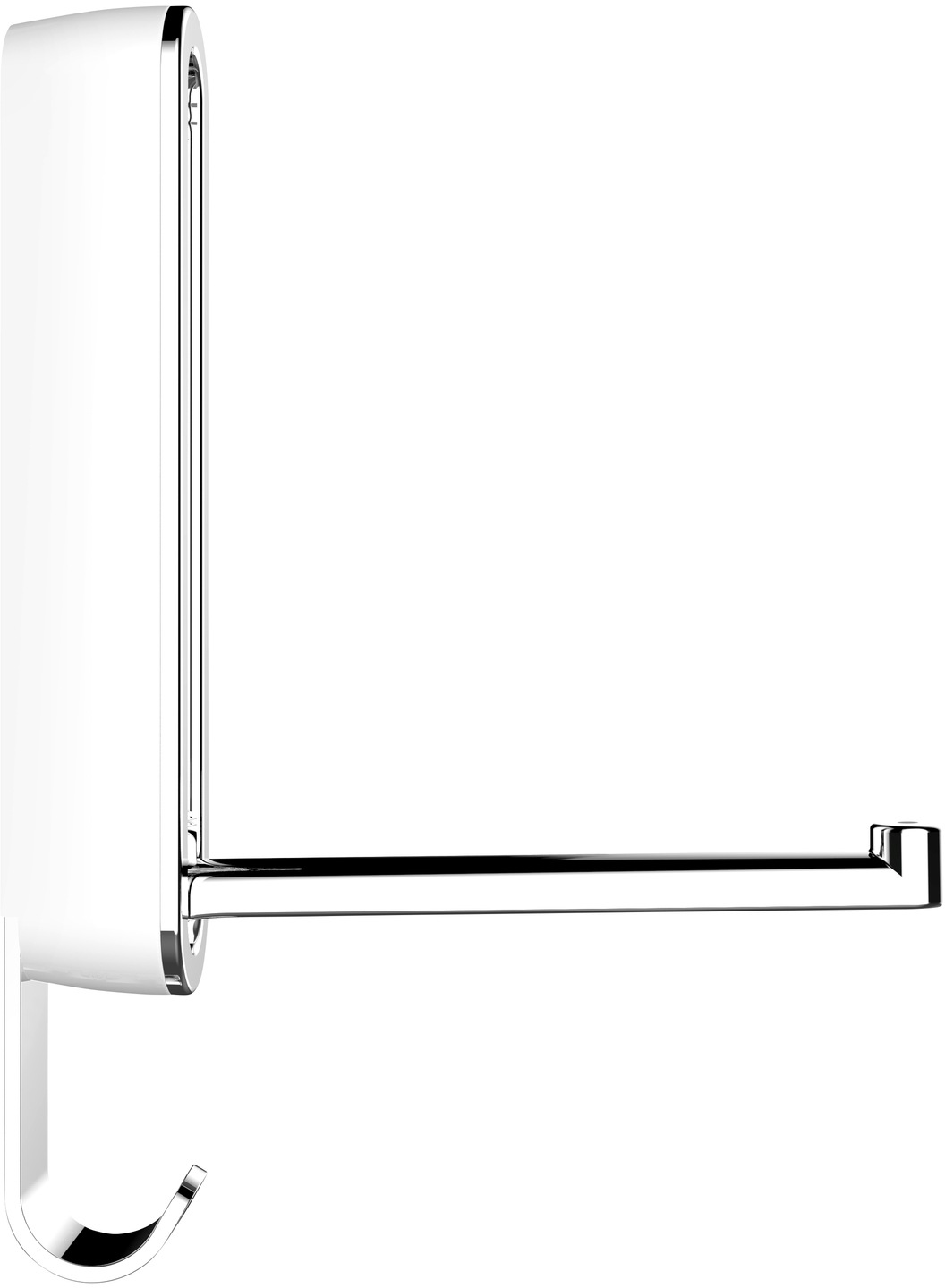 WENKO Klapphaken »Premium Sigma«, im ovalen Premium-Design aus stabilem Kunststoff