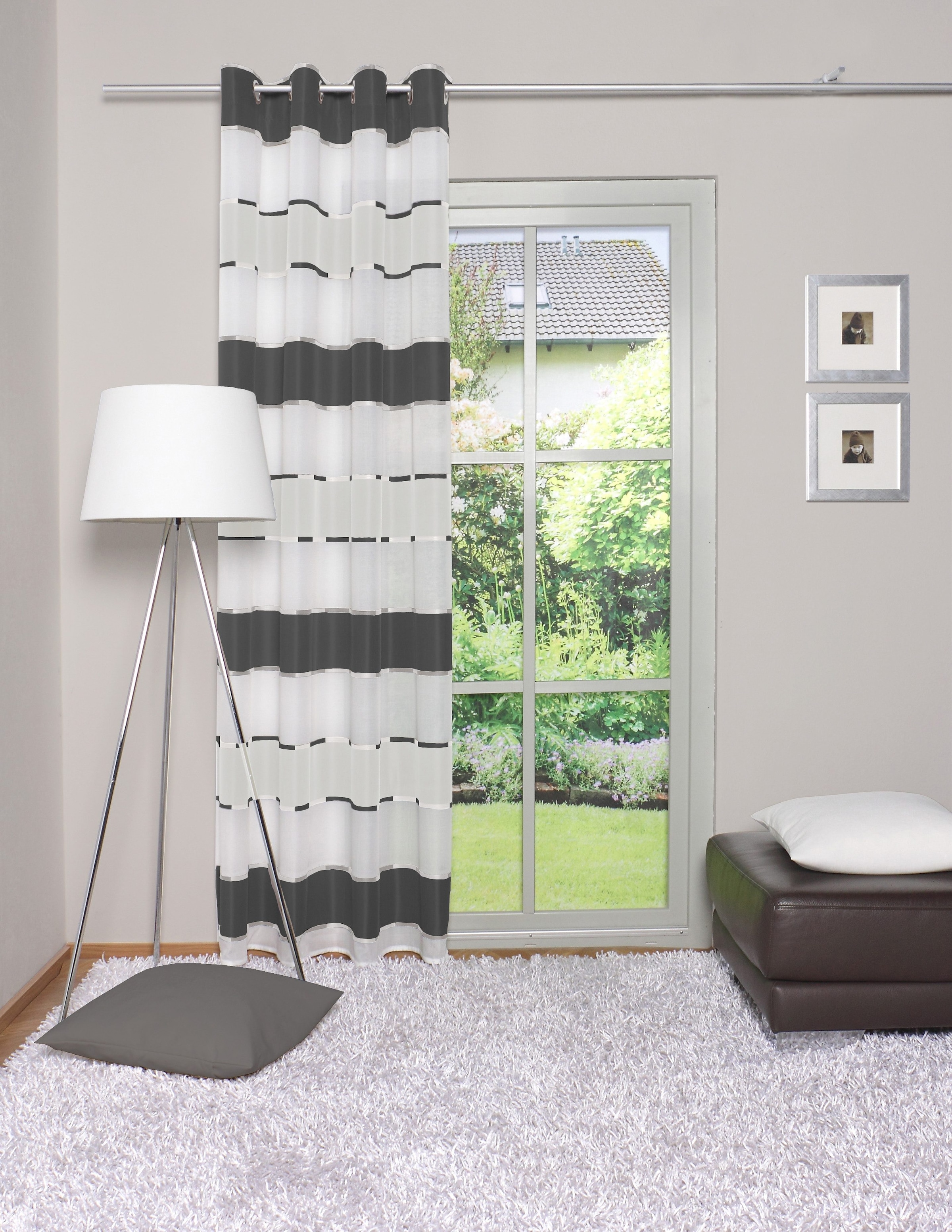 HOME WOHNIDEEN Vorhang »DARIAH« Ösen 1 Stk. tlg. HxB: 245x140, blickdicht