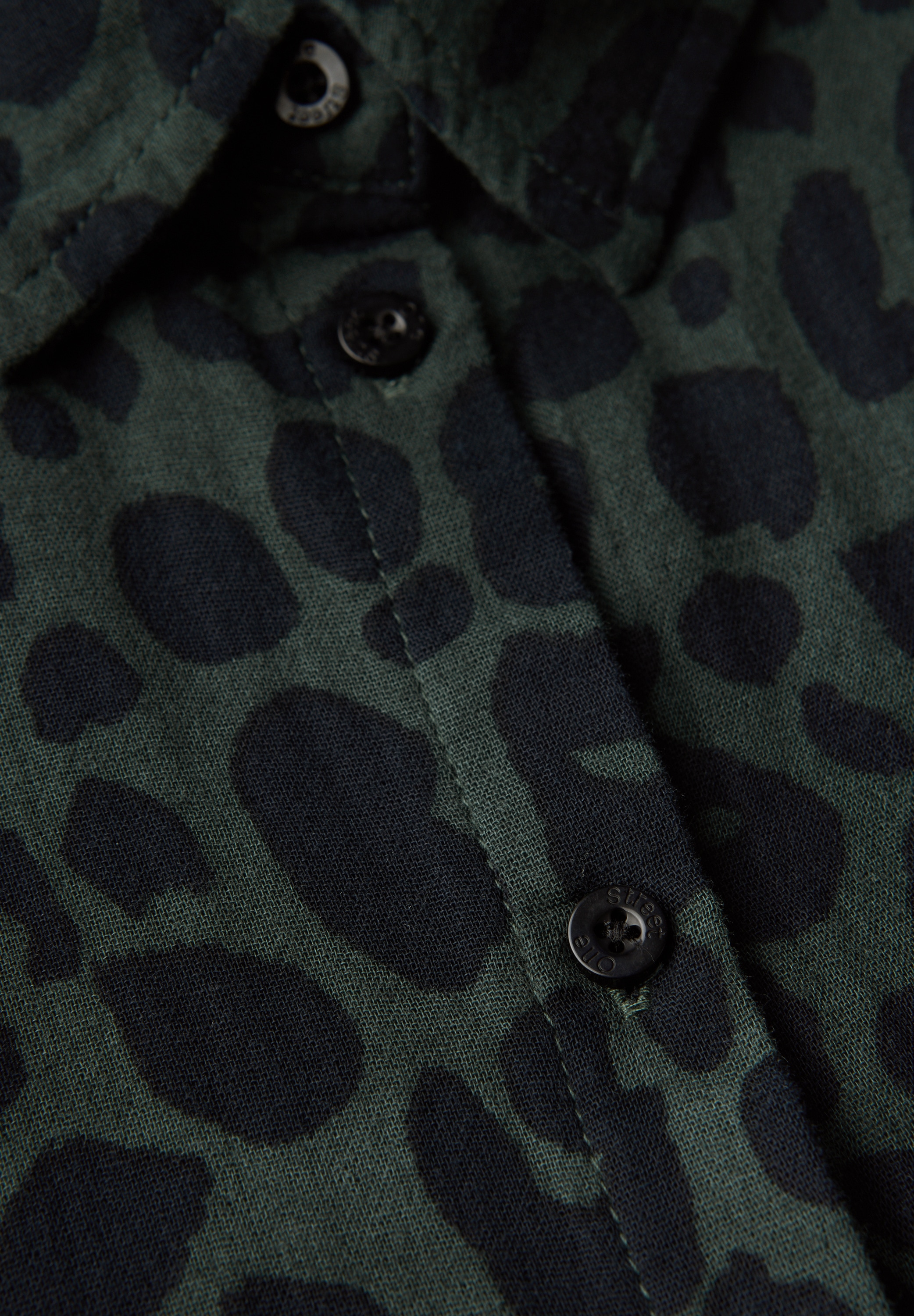 STREET ONE Hemdbluse, mit Animal-Print und im Musselin-Look