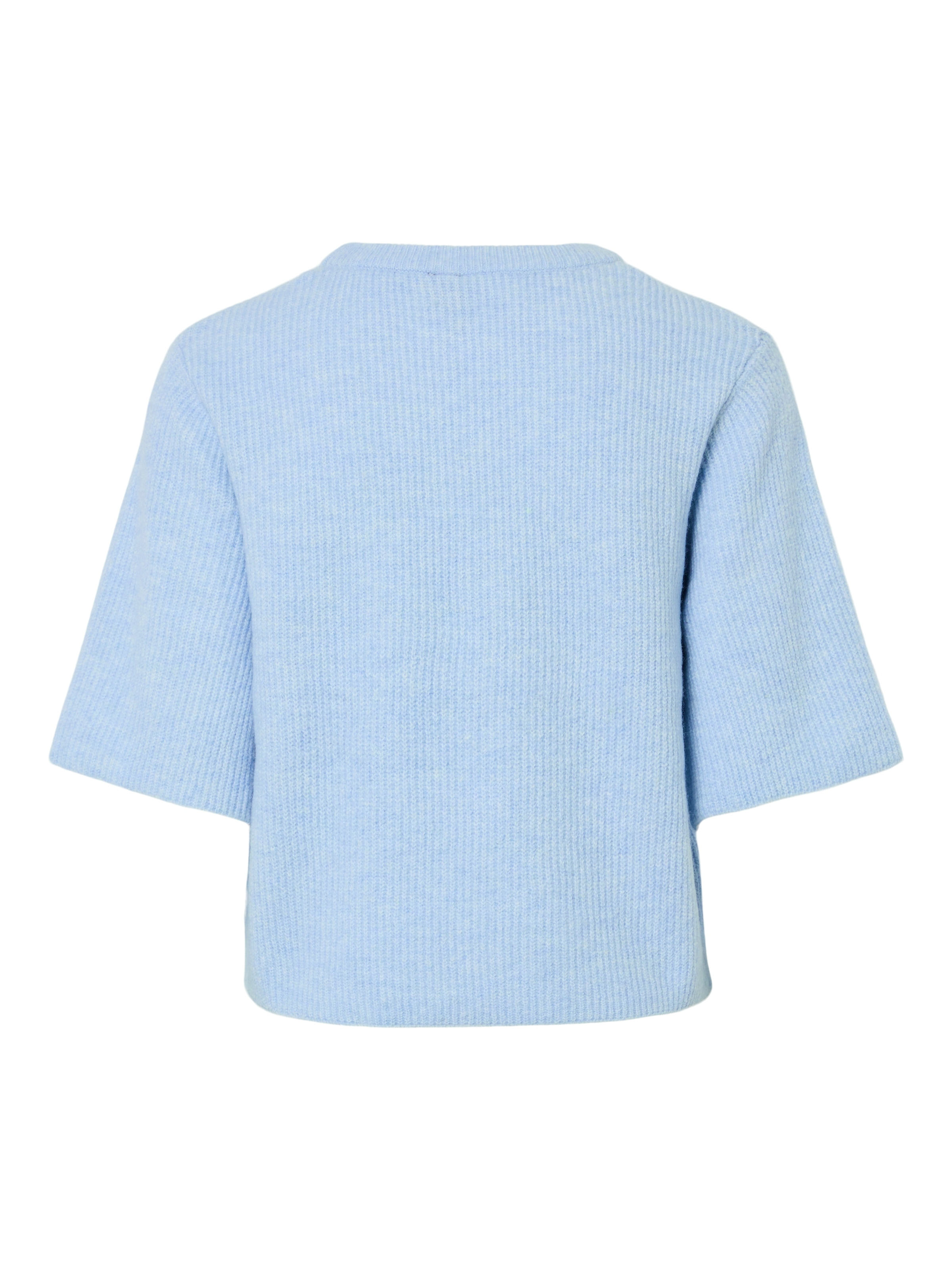 pieces Strickpullover »PCSILLY SS O-NECK KNIT NOOS BC« mit weiten, kurzen Ärmeln