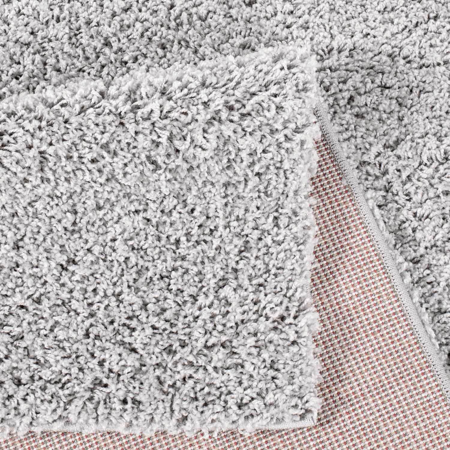 Carpet City Hochflor-Teppich »Shaggi uni 500«, rechteckig, 30 mm Höhe, Läufer, Shaggy, Uni, Langflor, weich, Wohnzimmer, Schlafzimmer, Kinder
