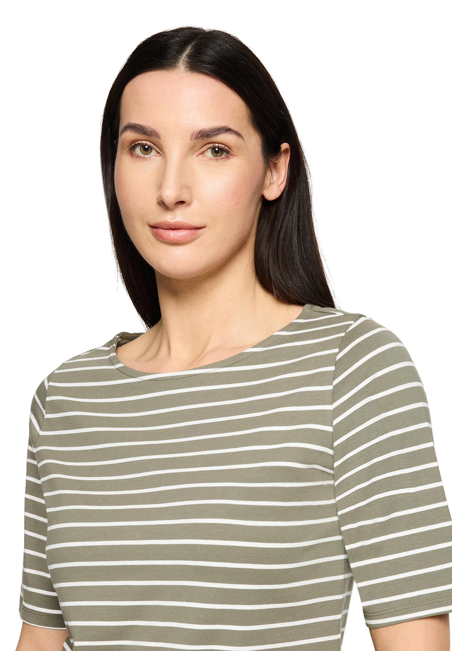 Betty Barclay 3/4-Arm-Shirt »Ringelshirt mit U-Boot-Ausschnitt«