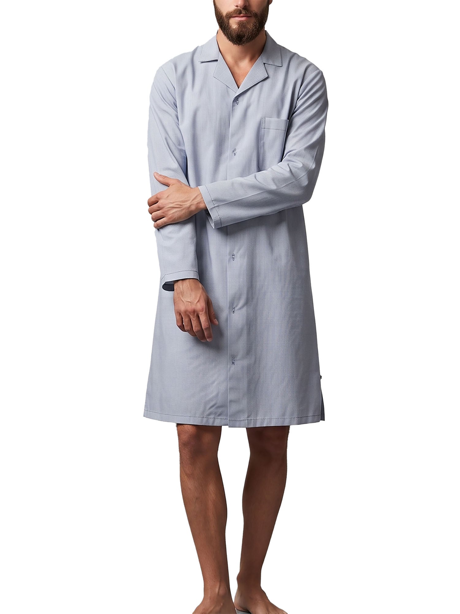 seidensticker Nachthemd »Herren Nachthemd Lang bodywear« 1 Stk. tlg.