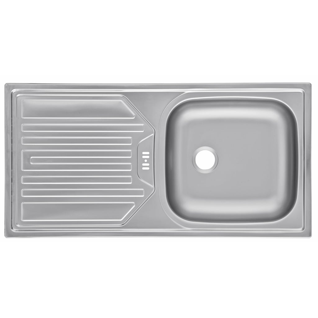 wiho Küchen Küchenzeile »Cali«, mit E-Geräten und Kühl-Gefrierkombination, Breite 310 cm