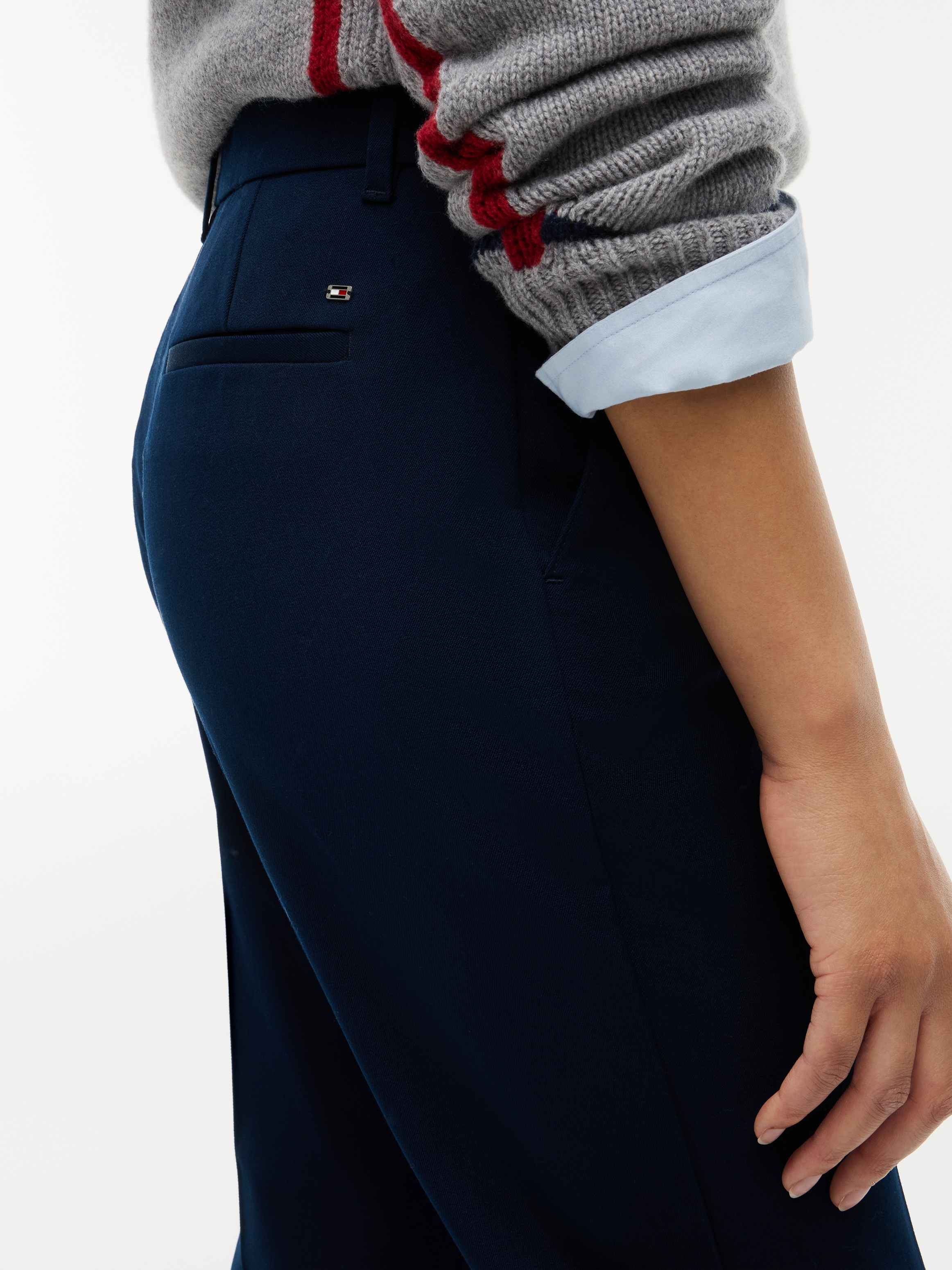Tommy Hilfiger Anzughose »GABARDINE SLIM STRAIGHT«  Baumwollmischung, slim fit