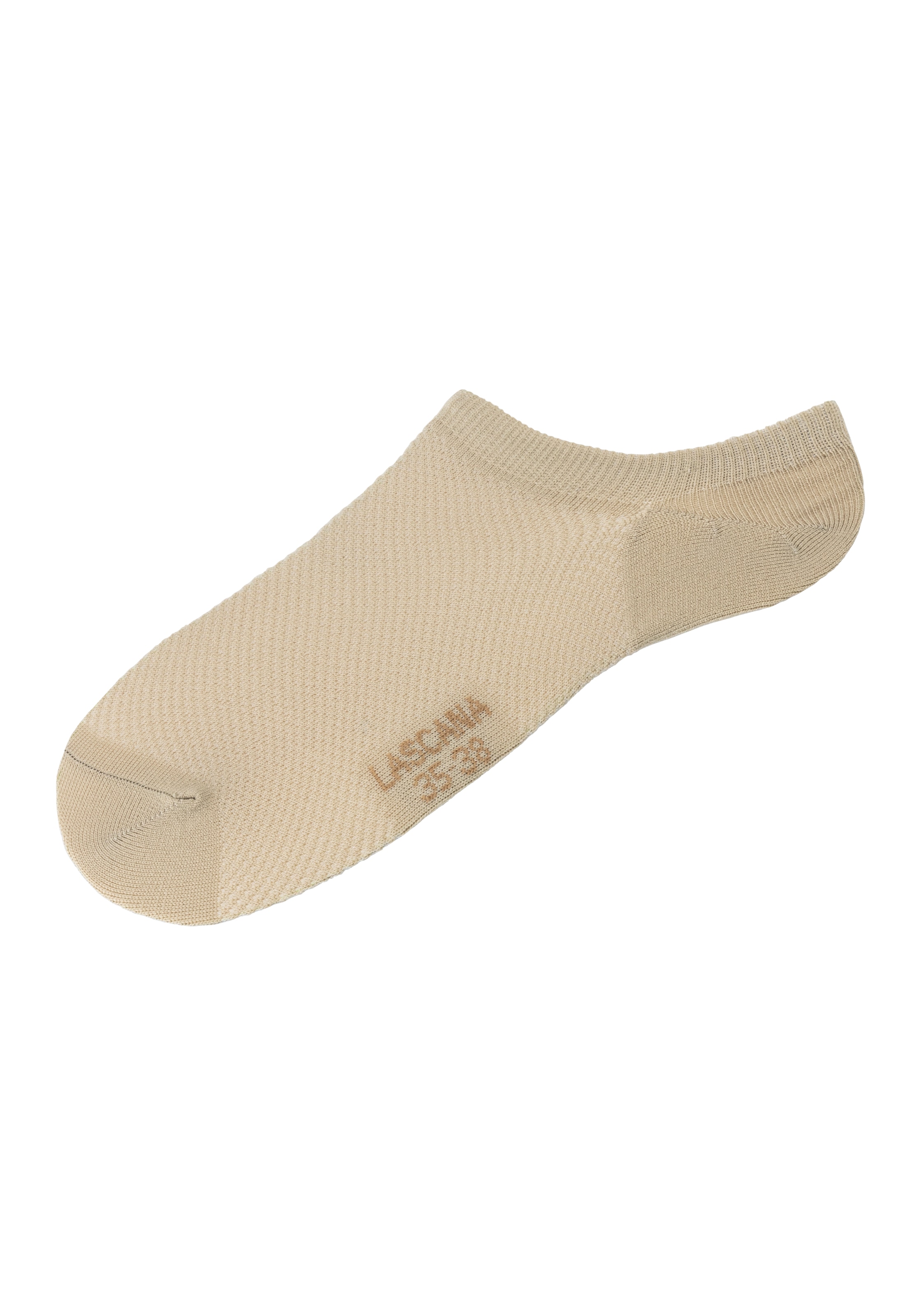 LASCANA ACTIVE Sneakersocken, (Packung, 7 Paar), mit Pikeestruktur und Silicon