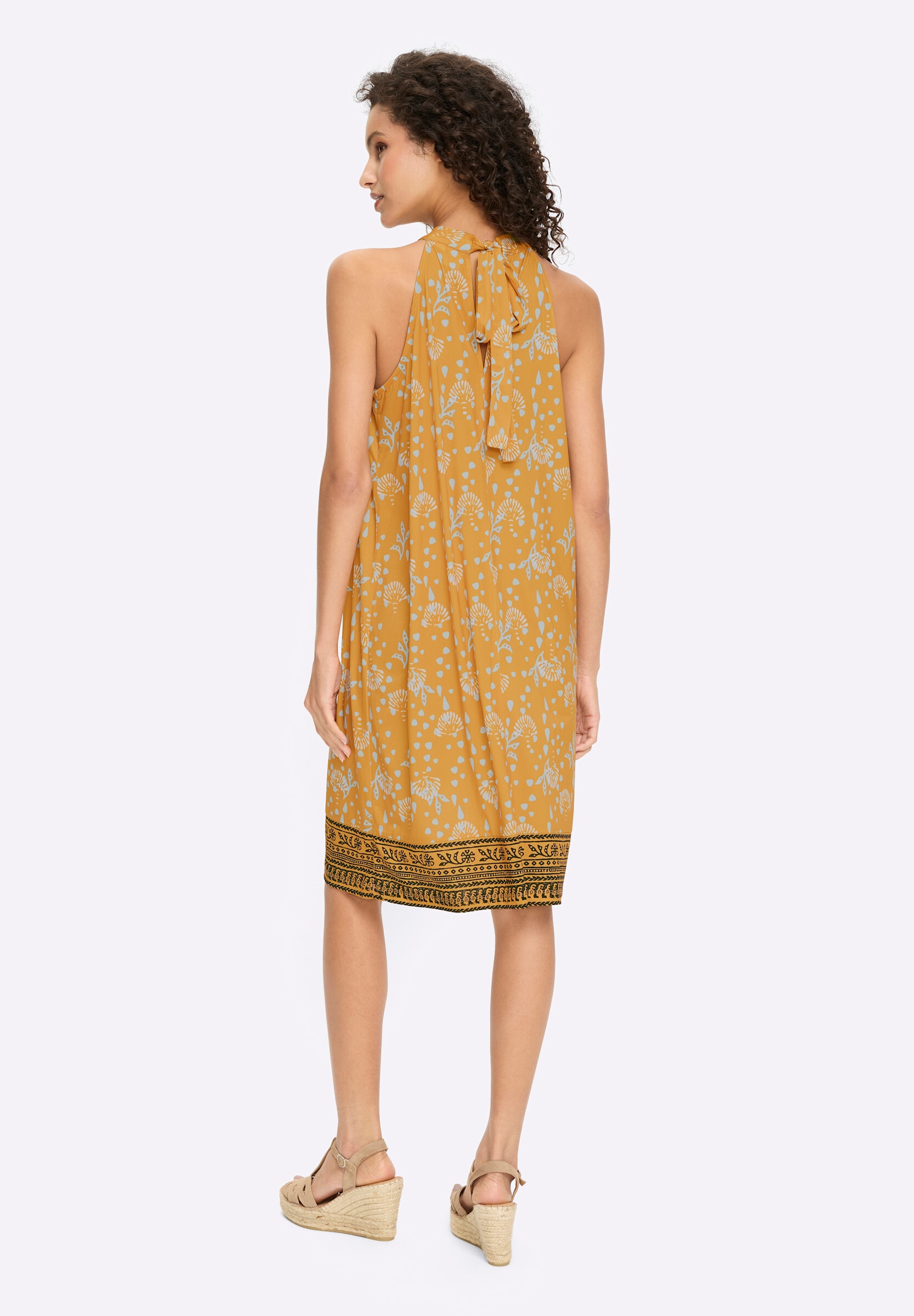 heine Sommerkleid »Jersey-Kleid Jerseykleid mit Muschel-Dessin« Ohne Taschen
