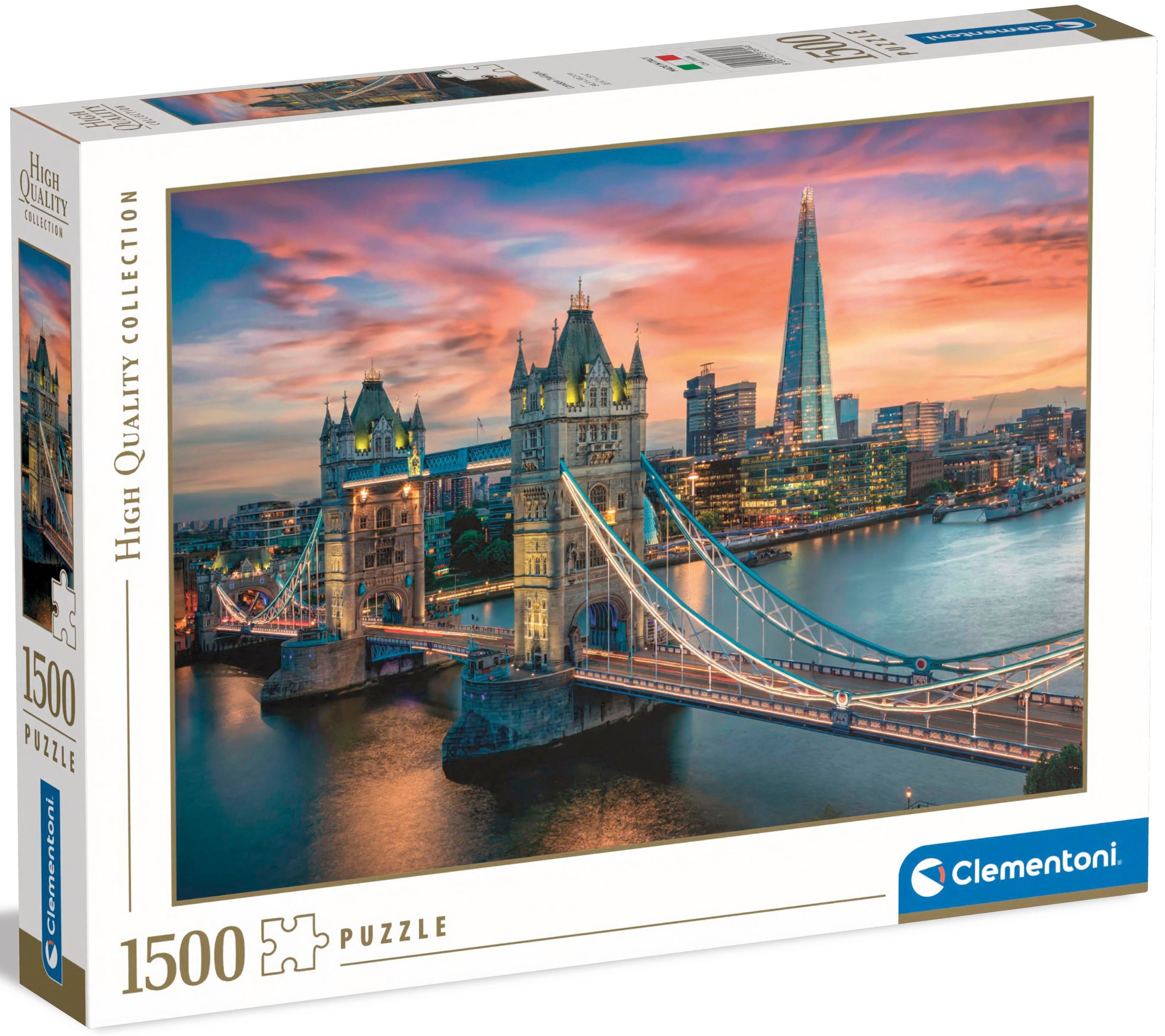 Puzzle »High Quality Collection, London im Zwielicht«, Made in Europe; FSC® - schützt...