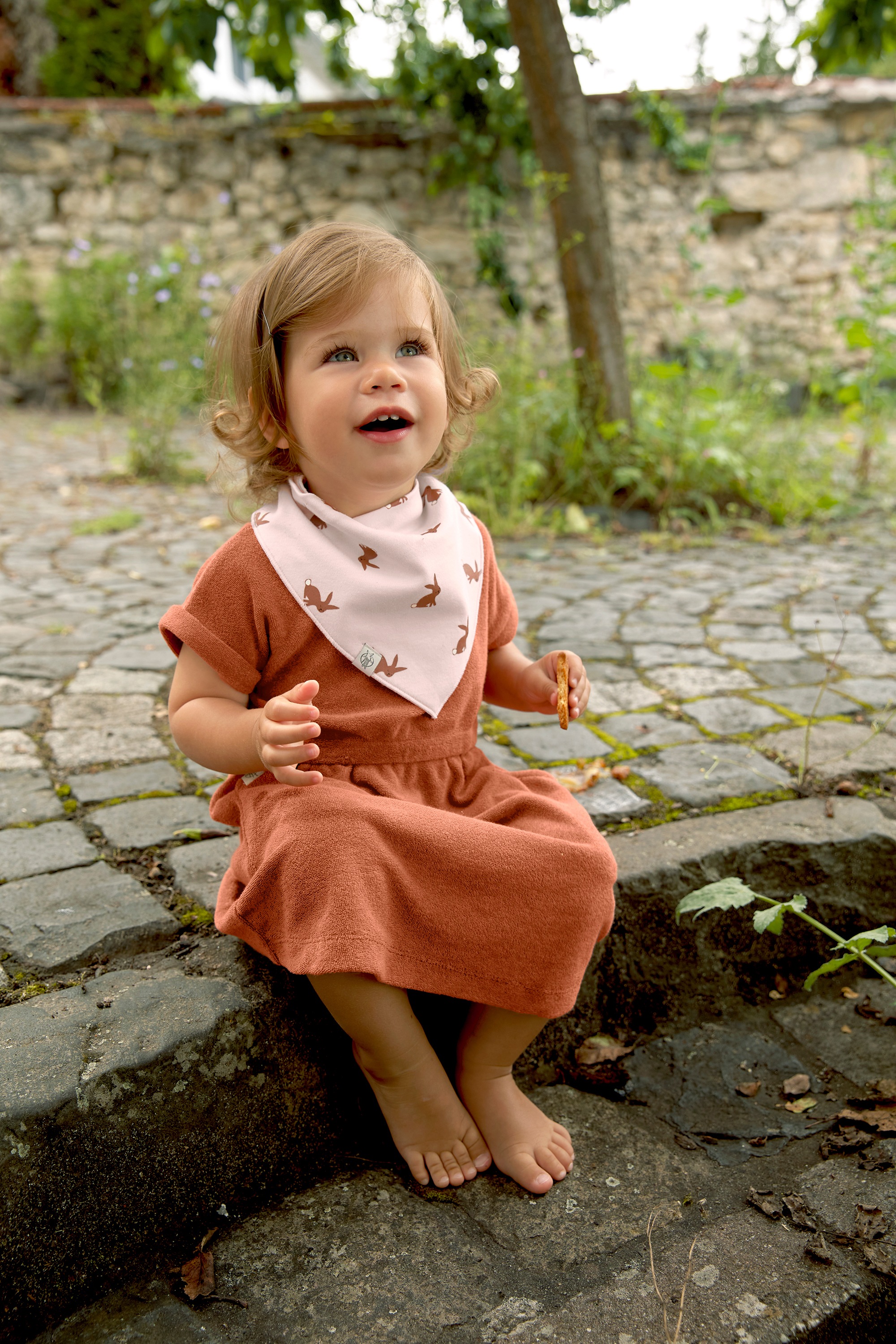 LÄSSIG Dreieckstuch »Little Forest, Bandana,  Hase« 2 Stk. für Babys; PETA-approved vegan