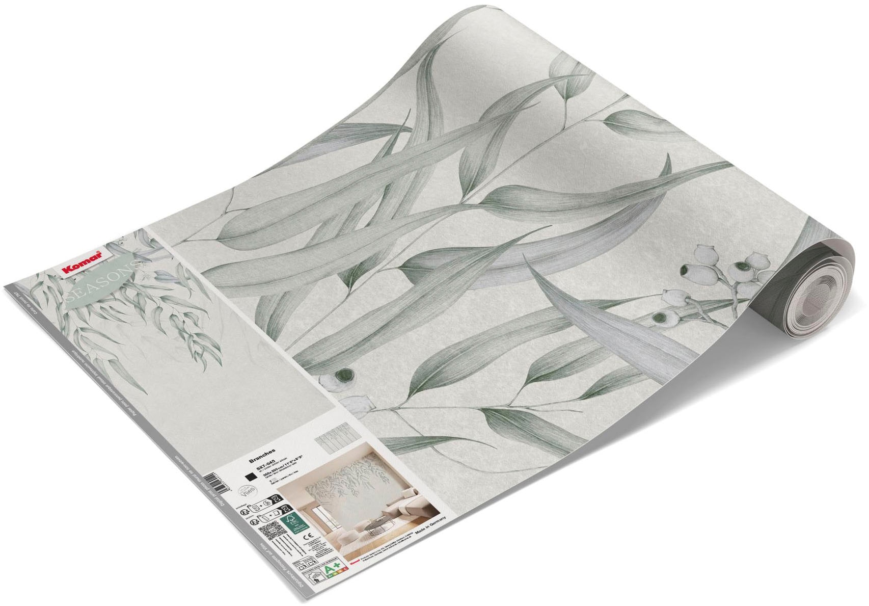 Komar Fototapete »Vlies Fototapete - Branches - Größe 350 x 250 cm« Motiv | bedruckt glatt