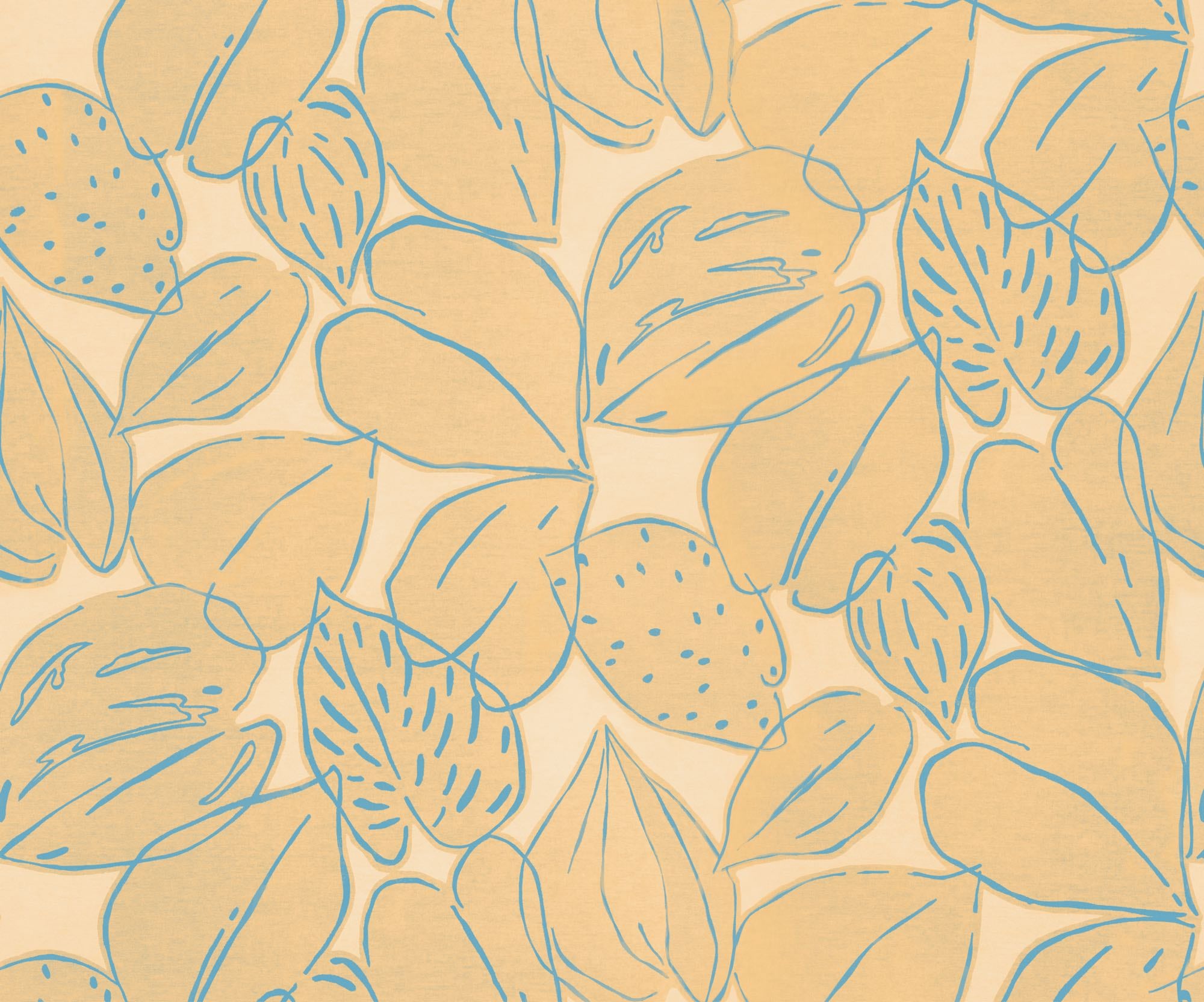 Komar Fototapete »Vlies Fototapete - Leaf Lullaby - Größe 300 x 250 cm« Motiv | bedruckt glatt