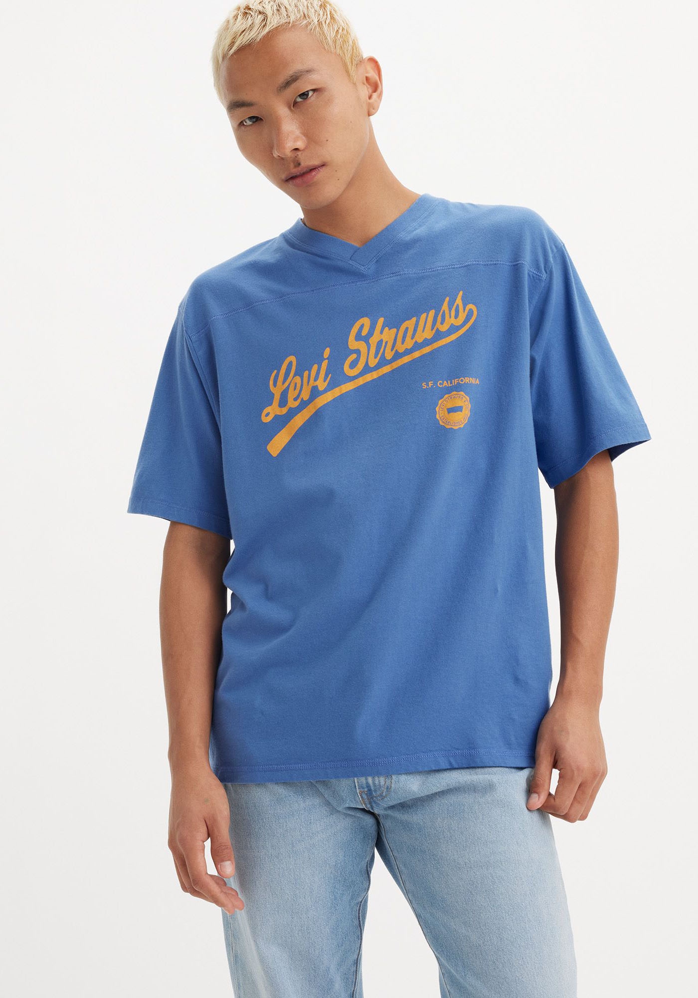 Levi's® V-Shirt »GRAPHIC VNECK TEE«, im sportlichen Look