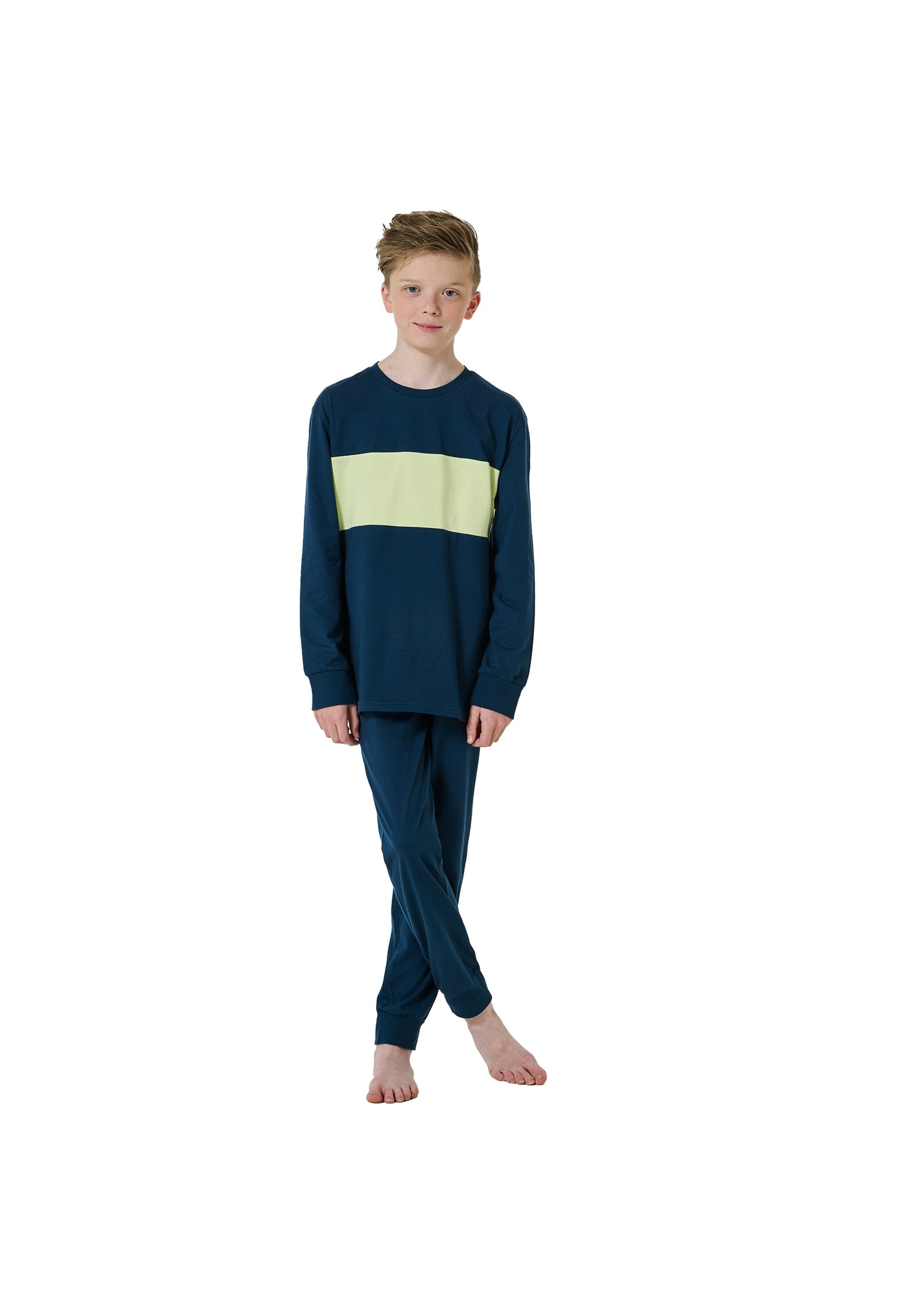 Schiesser Schlafanzug »Pyjama Nightwear 3 Schlaganzugg lang«