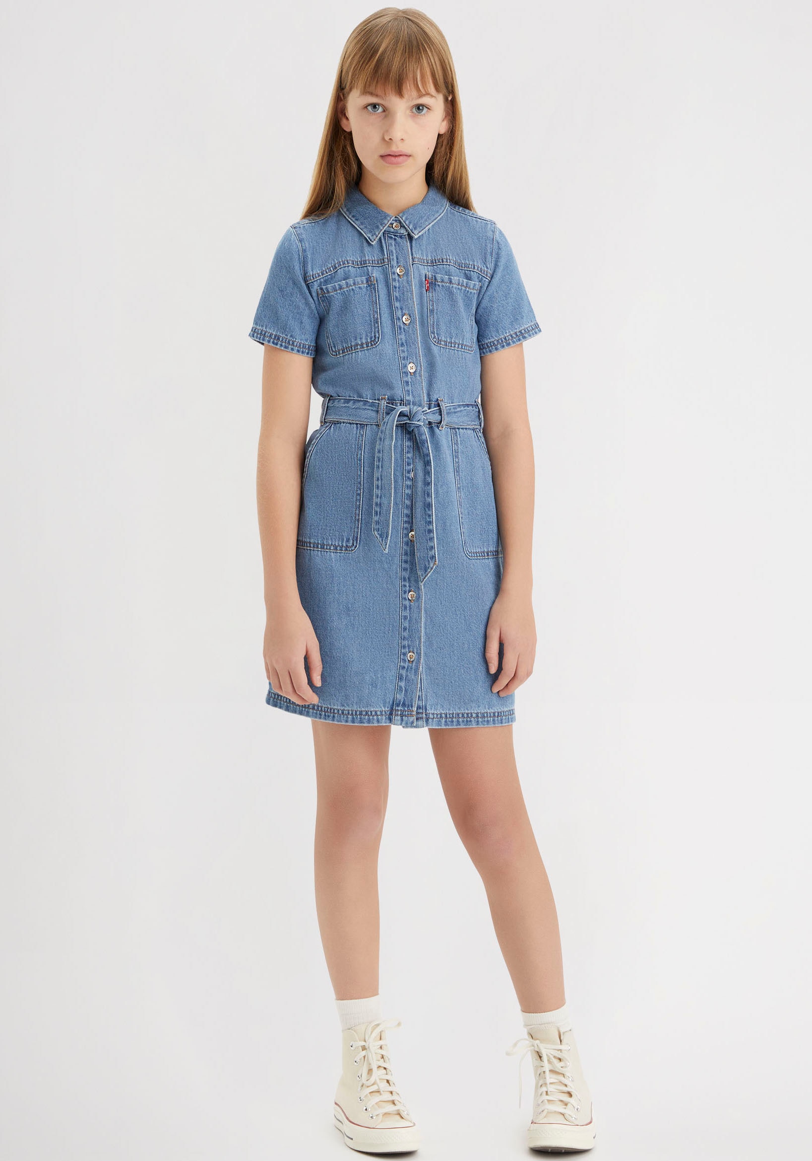 Levi's® Kids Jeanskleid »LVG ORGANIC UTILITY DRESS«, for GIRLS