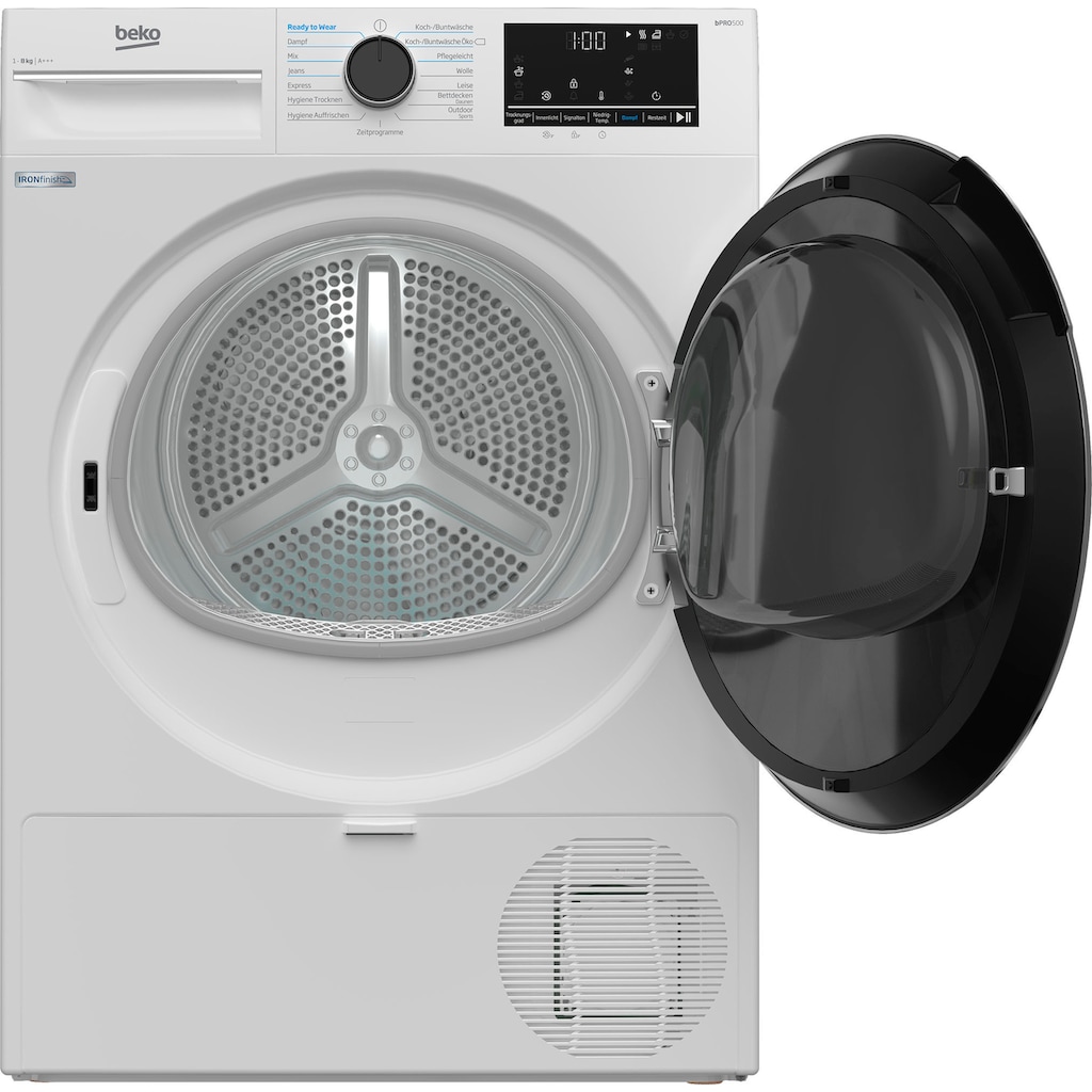 BEKO Wärmepumpentrockner »B5T4824IF«, 8 kg